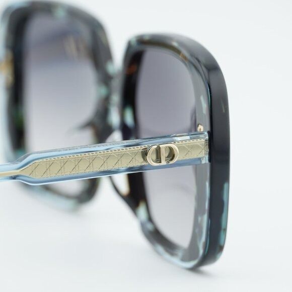 Dior Dior DIORHIGHLIGHT S3F 28A1 Sunglasses Havana Square Frame Size ONE SIZE - 13 Thumbnail