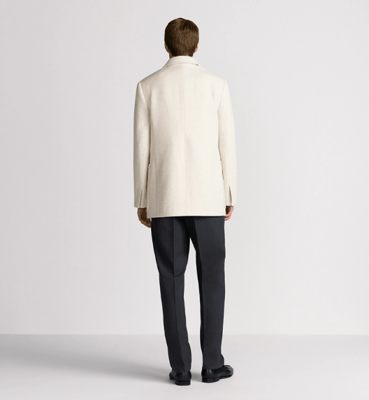 Dior o1w1db10126 583C22 Zipped Jacket in White Size US M / EU 48-50 / 2 - 5 Thumbnail