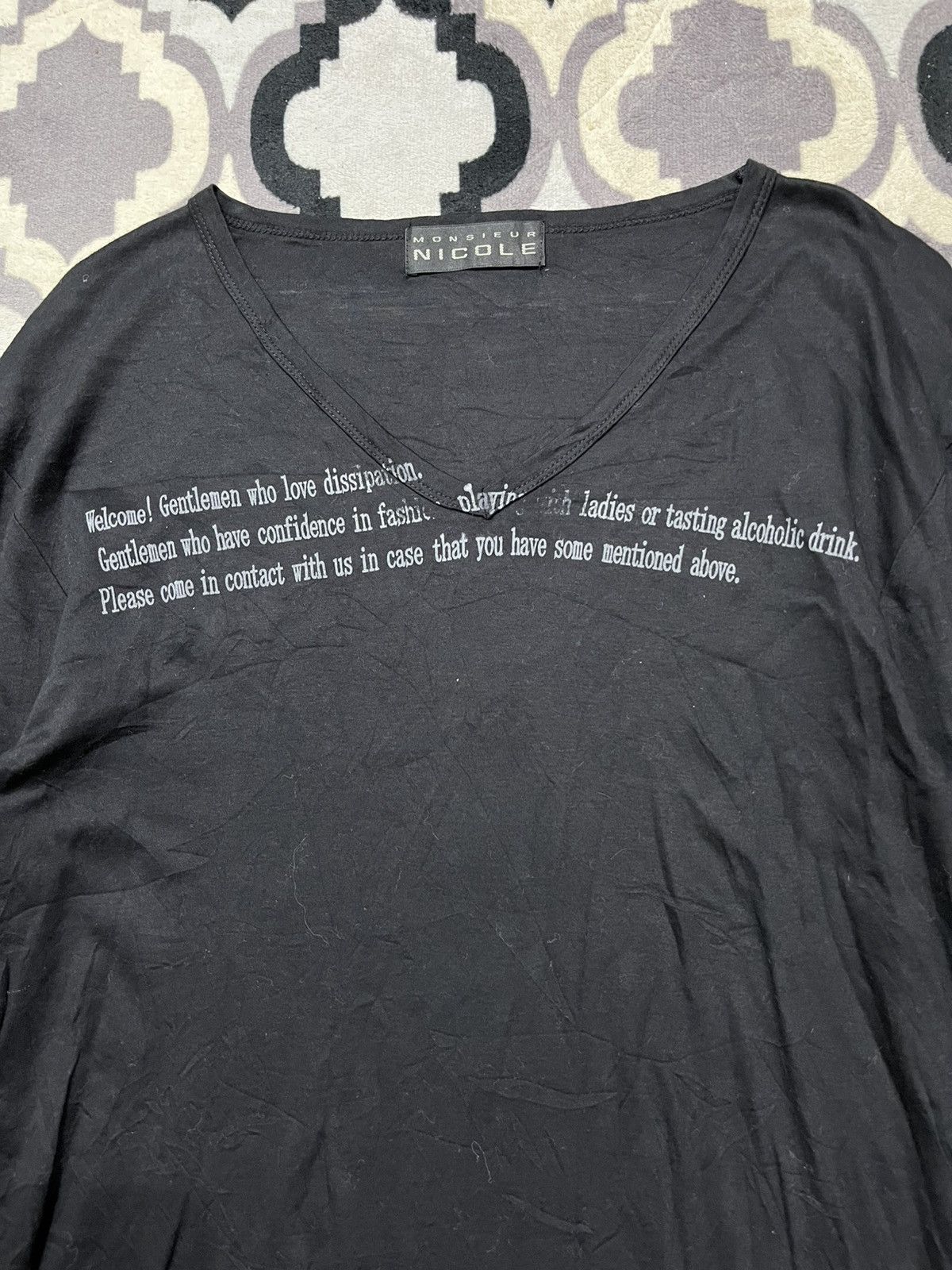 Nicole Club 2000s nicole quotes vkei longsleeve tshirt Size US M / EU 48-50 / 2 - 2 Thumbnail