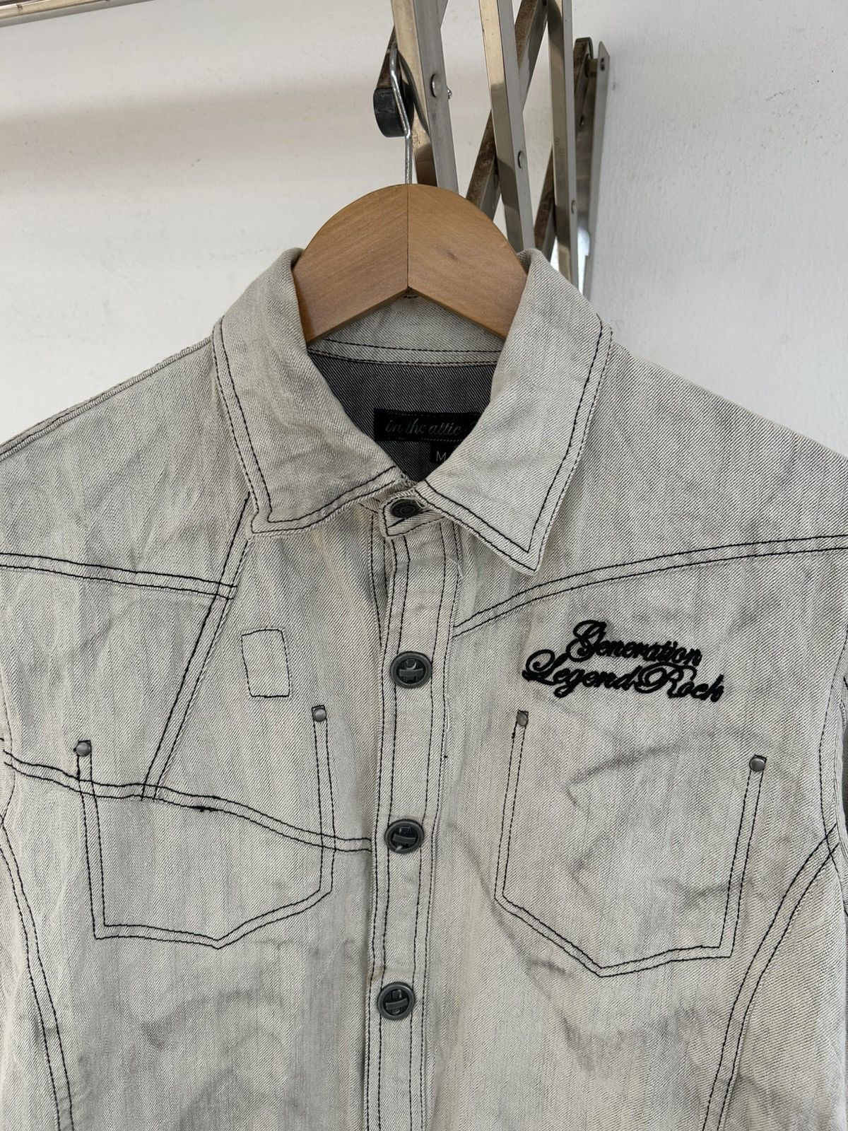 In The Attic Intheattic Denim Button Ups Size US M / EU 48-50 / 2 - 7 Thumbnail