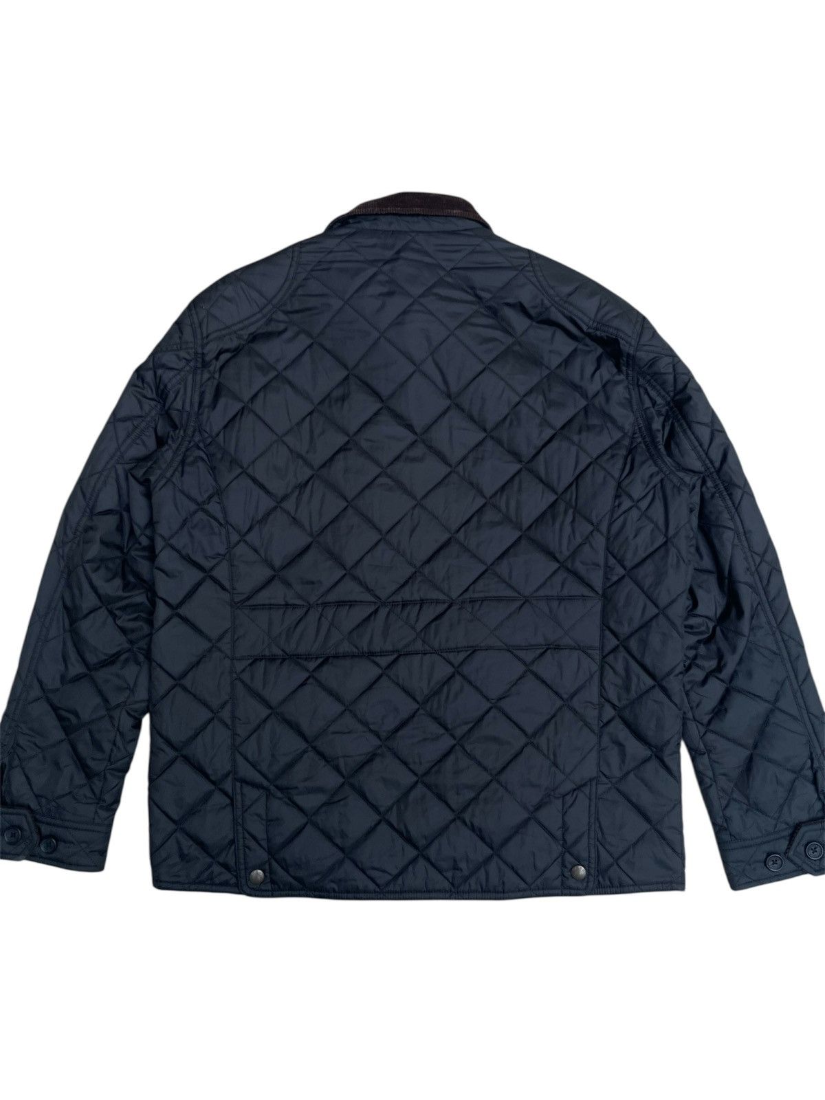 Japanese Brand Crocodile Japan Quilted Field Jacket Corduroy Collar Size US M / EU 48-50 / 2 - 2 Thumbnail