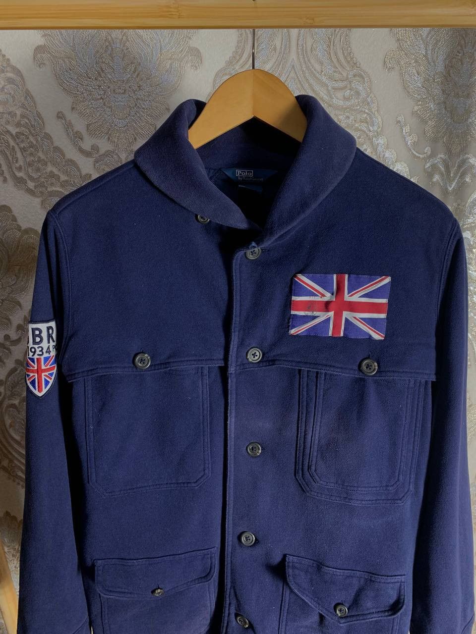 Polo Ralph Lauren VINTAGE POLO RALPH LAUREN GREAT BRITAIN CARDIGAN JACKET 90s Size US M / EU 48-50 / 2 - 2 Thumbnail