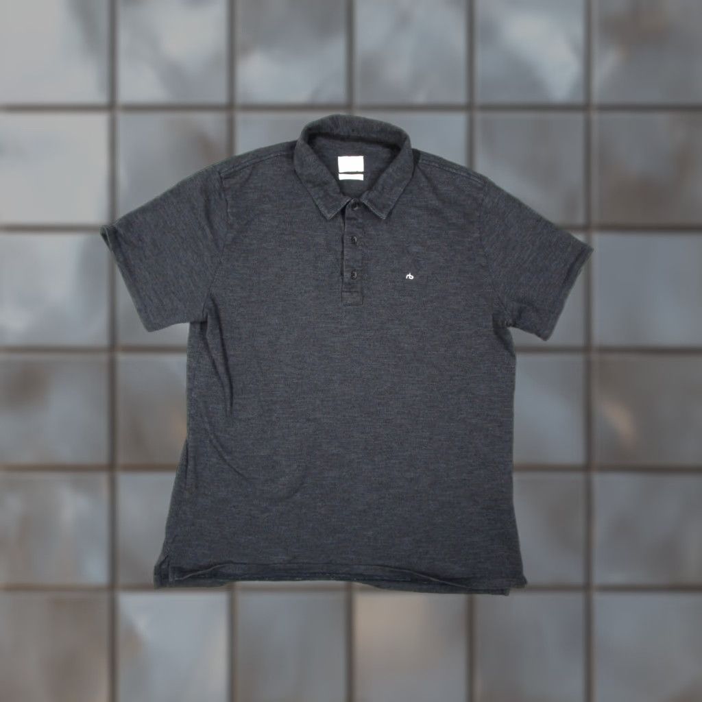 Rag & Bone Rag Bone Polo Shirt Mens Large Gray Short Sleeve Golf Stretch Casual Workwear Polo Shirt Size US L / EU 52-54 / 3 - 1 Thumbnail