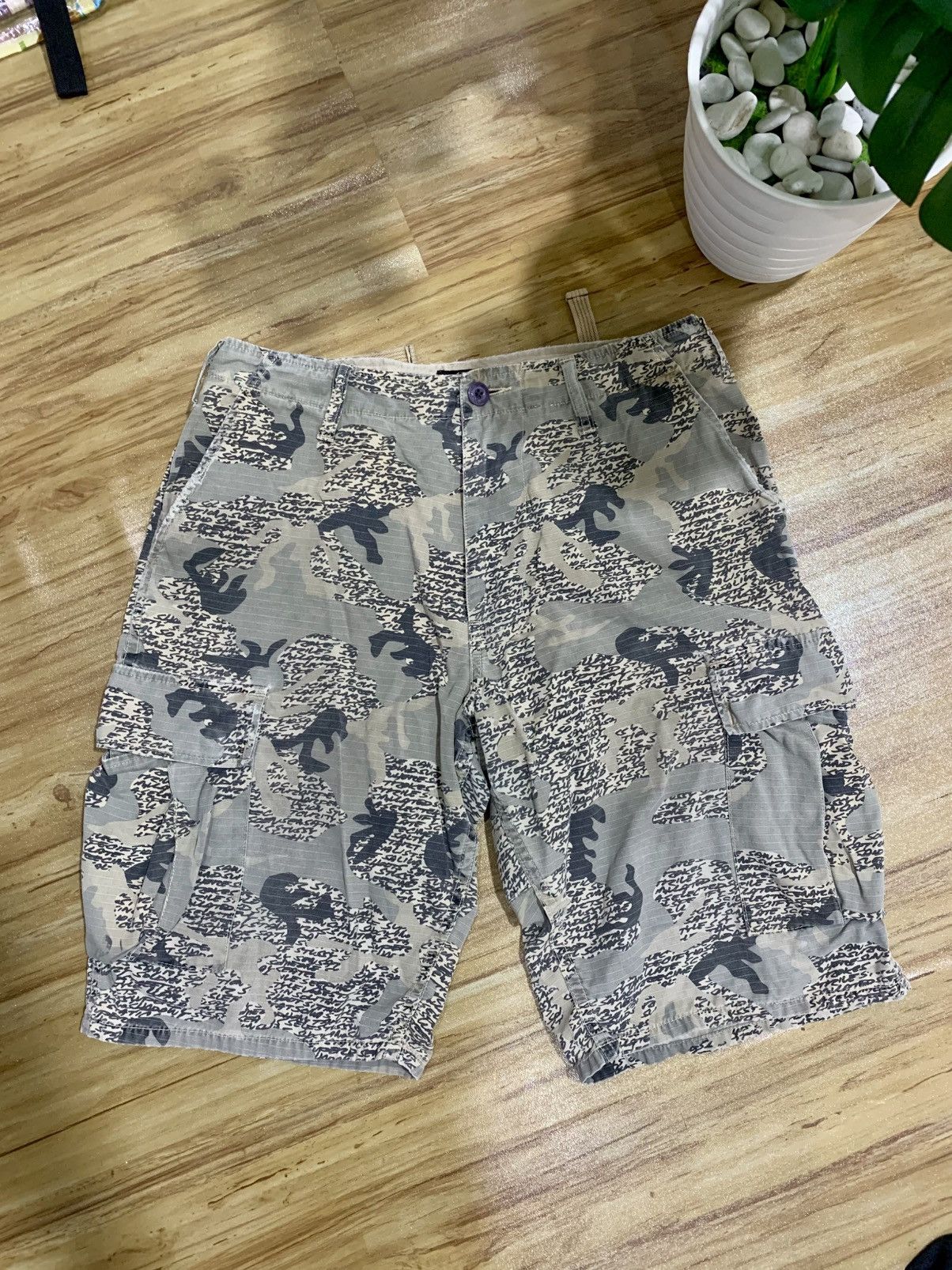 Stussy Vintage Stussy Cargo Half Pants Size US 34 / EU 50 - 1 Thumbnail