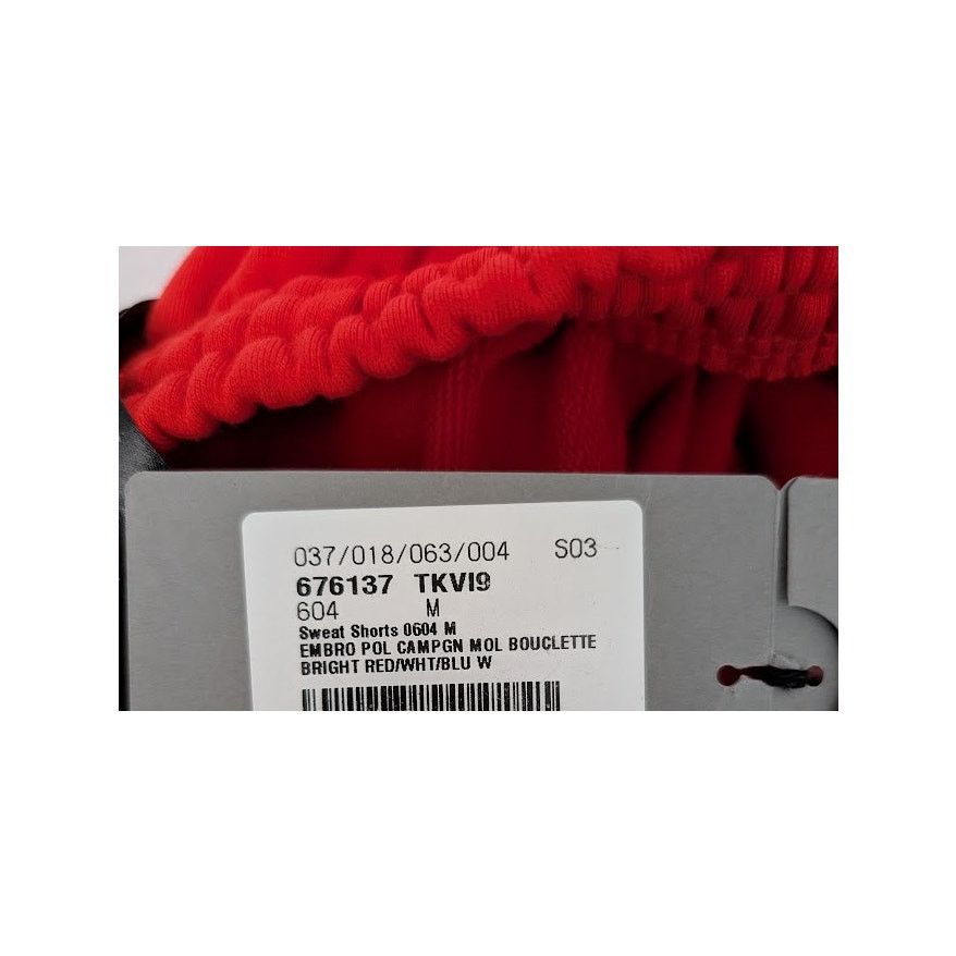 Balenciaga o1rshd1 Sweat Shorts in Bright Red Size US 32 / EU 48 - 20 Thumbnail