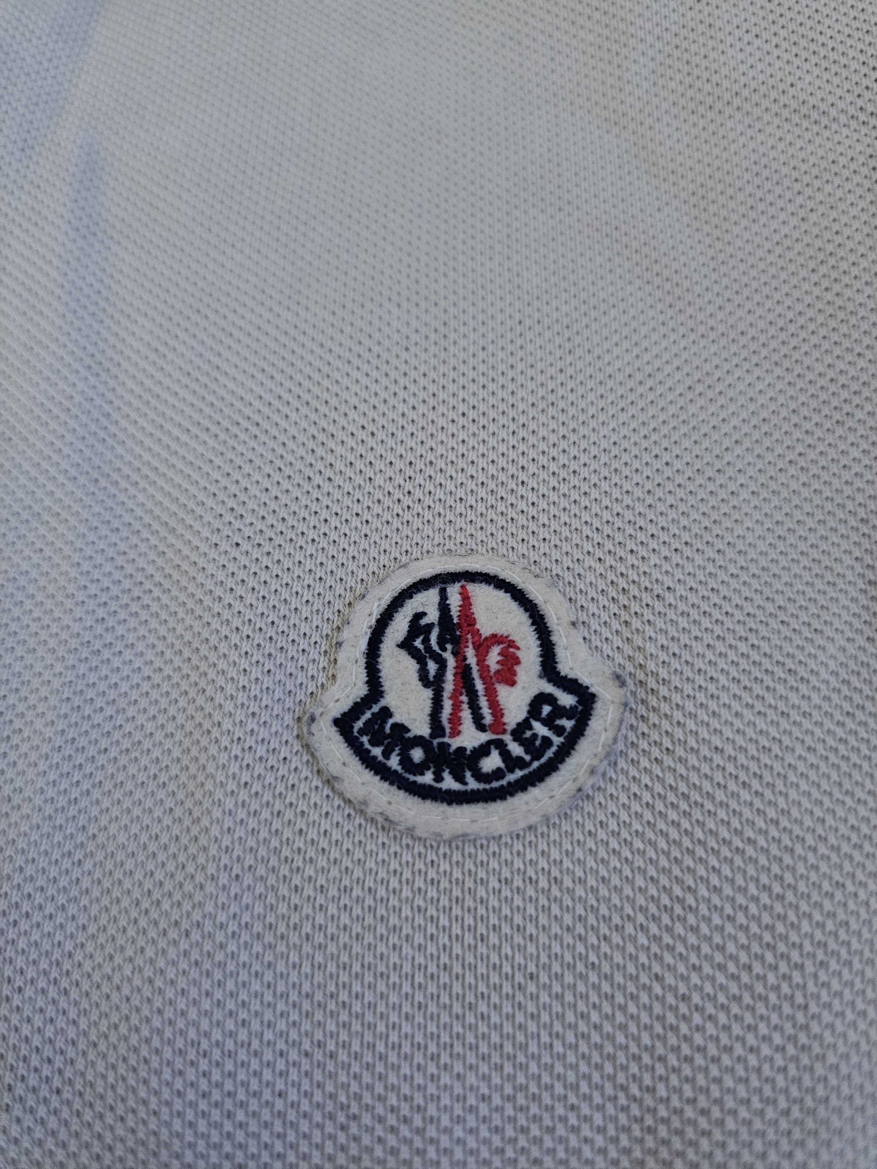 Moncler Moncler Men's Beige Long Sleeve Polo Shirt Size L Like M Size US L / EU 52-54 / 3 - 3 Thumbnail