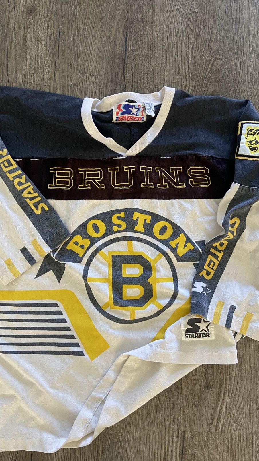 Other 80s Starter Bruins Long-Sleeve Tee Size US L / EU 52-54 / 3 - 1 Thumbnail