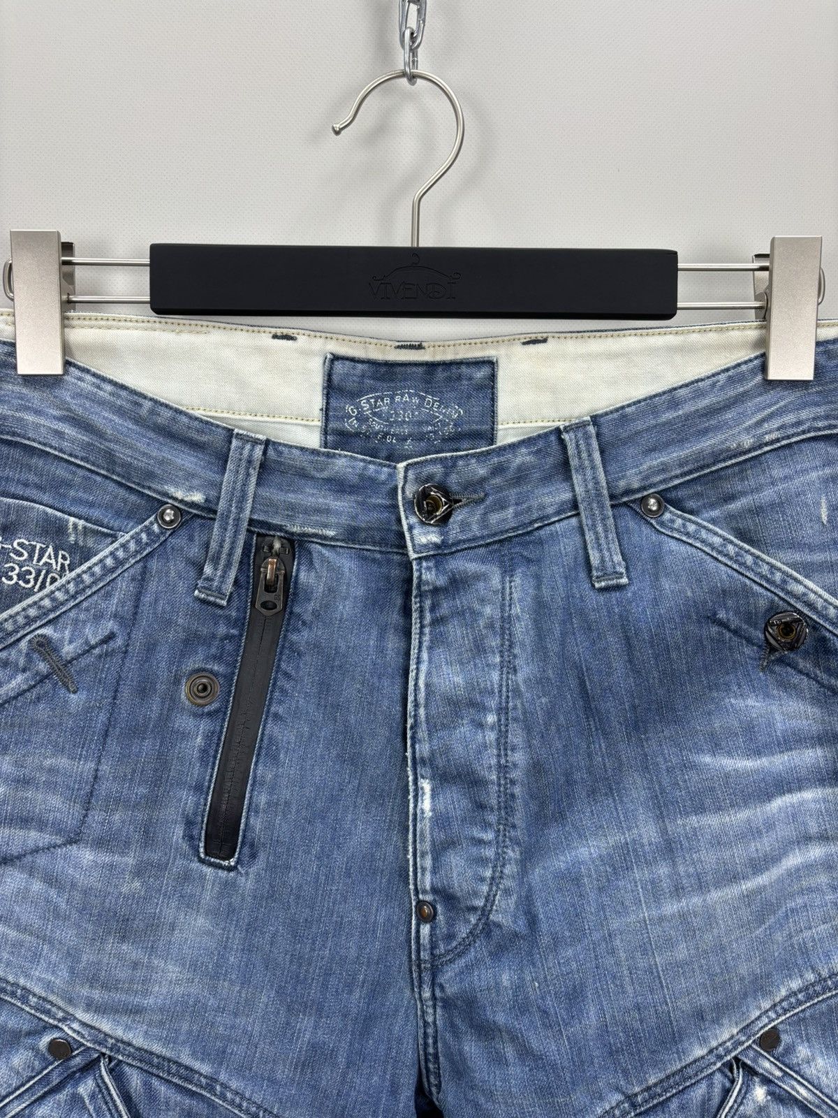G-Star Mens jeans Y2k G Star Raw Size 33 Color Blue Size US 33 - 4 Thumbnail