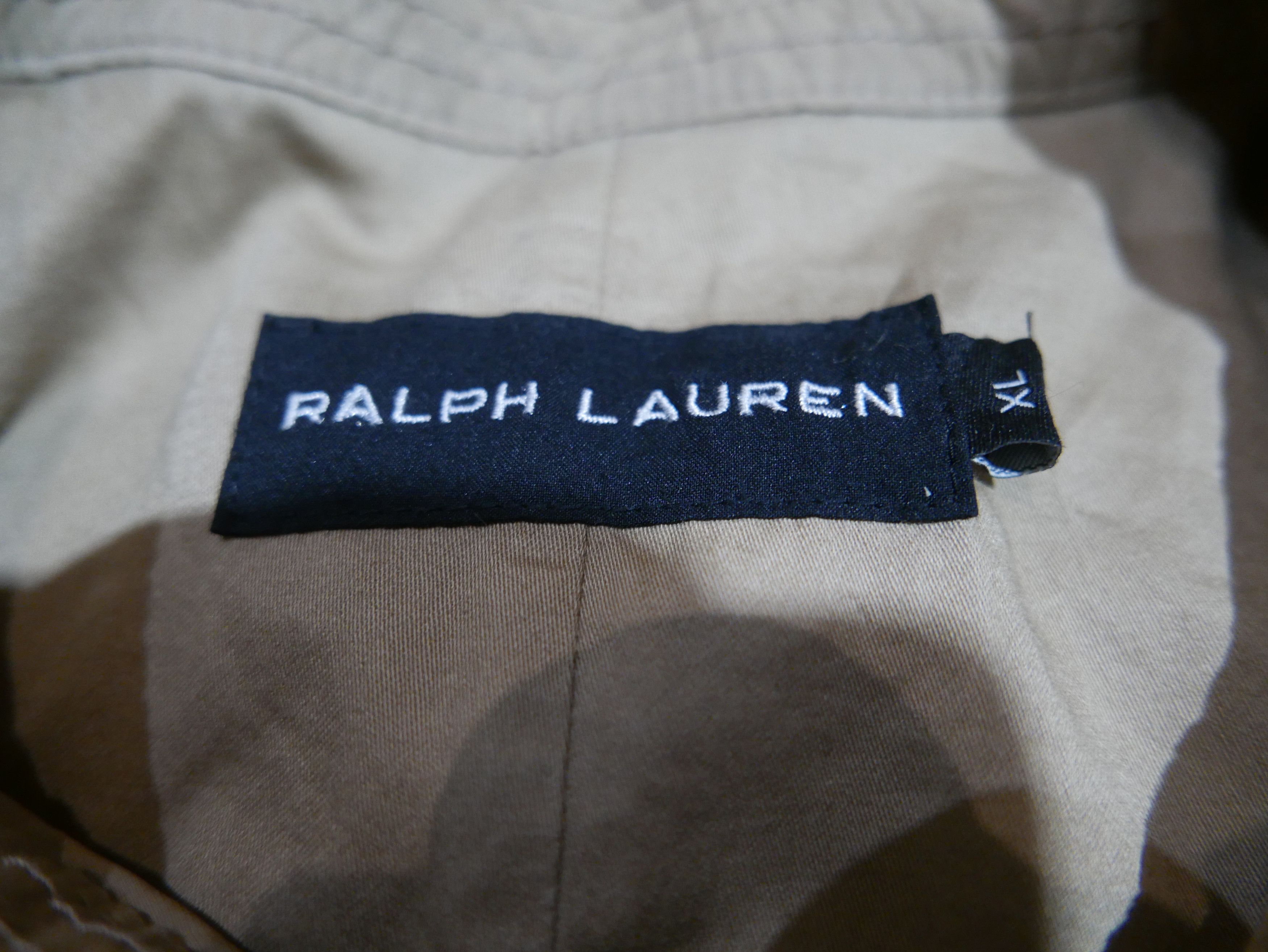 Ralph Lauren Black Label Ralph Lauren Black Label Jacket Tan Safari Cargo Military XL Size US XL / EU 56 / 4 - 5 Thumbnail