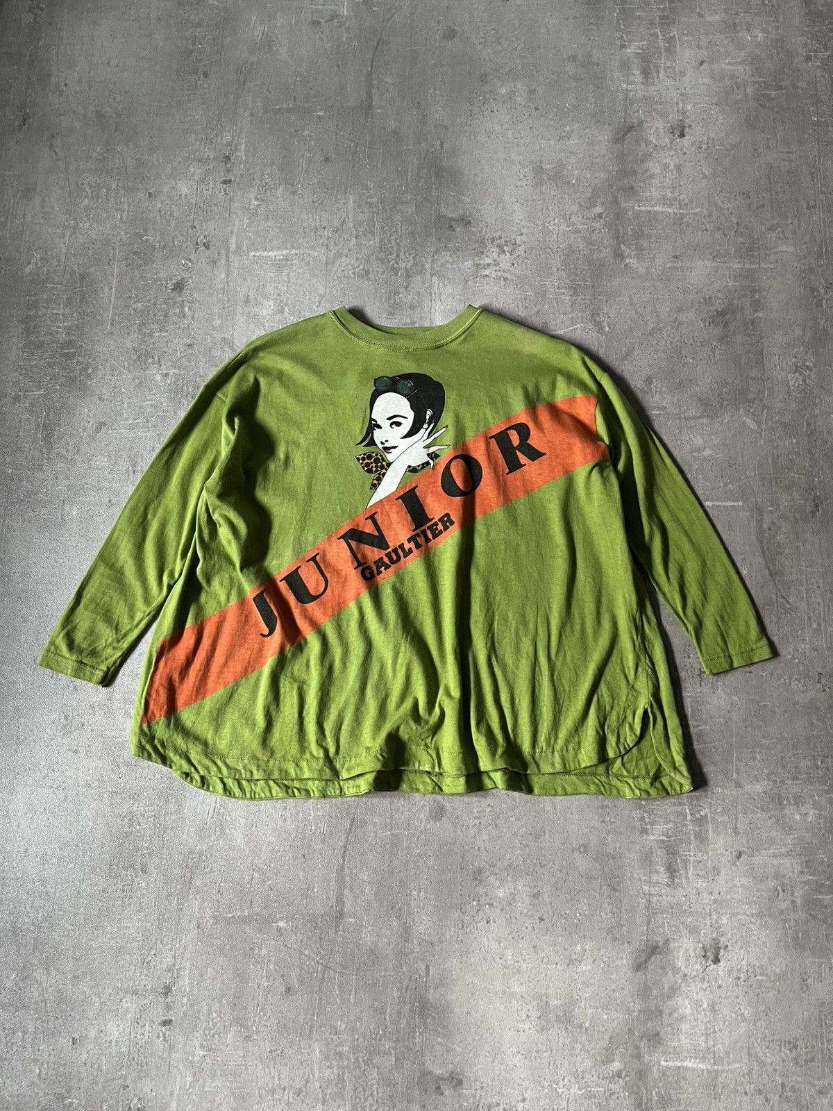 Vintage Jean Paul Gaultier junior green long sleeve
