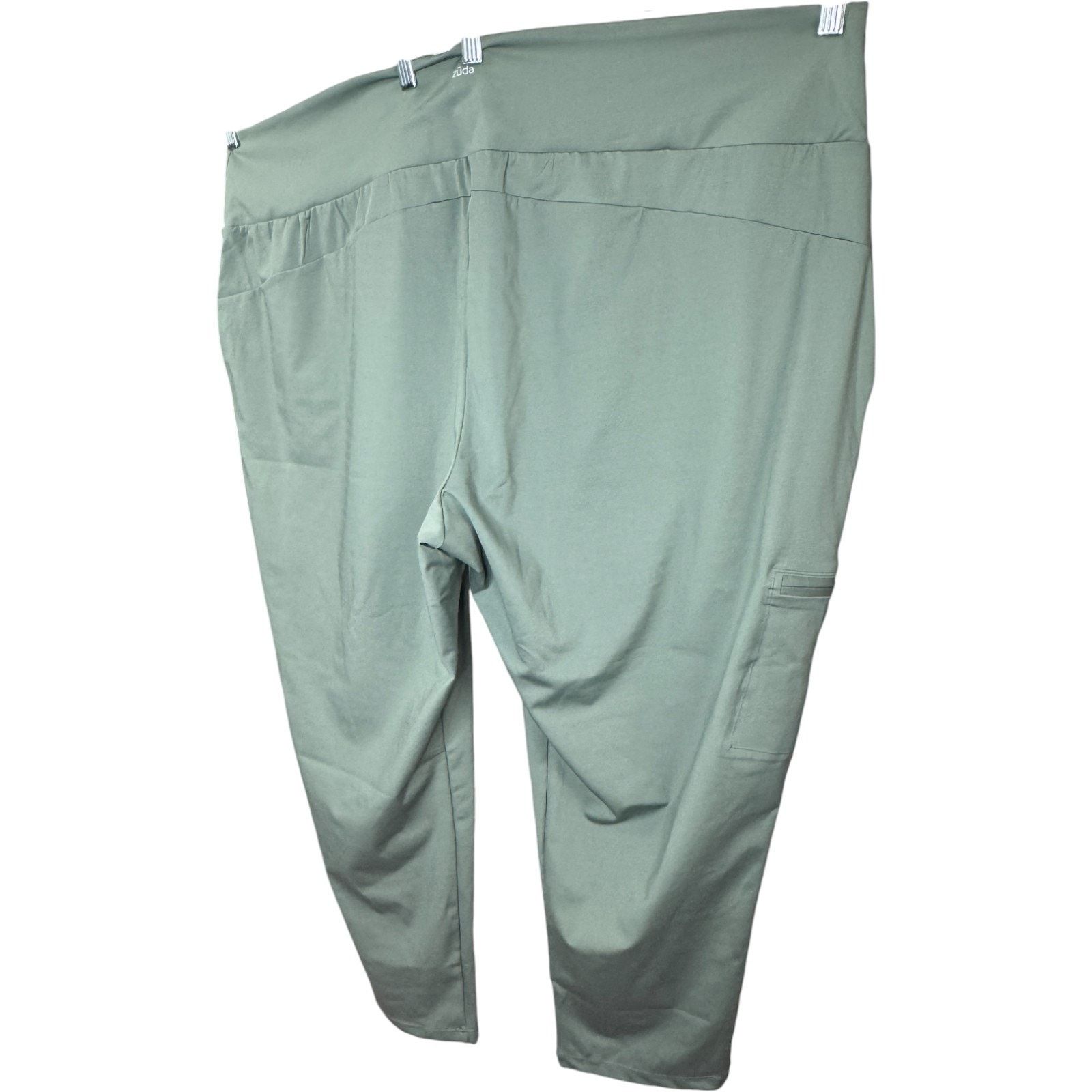 Other zuda Z-Move Tapered Pant Zipper Pocket Olive Green 4X Size 38" / US 16 / IT 52 - 10 Thumbnail