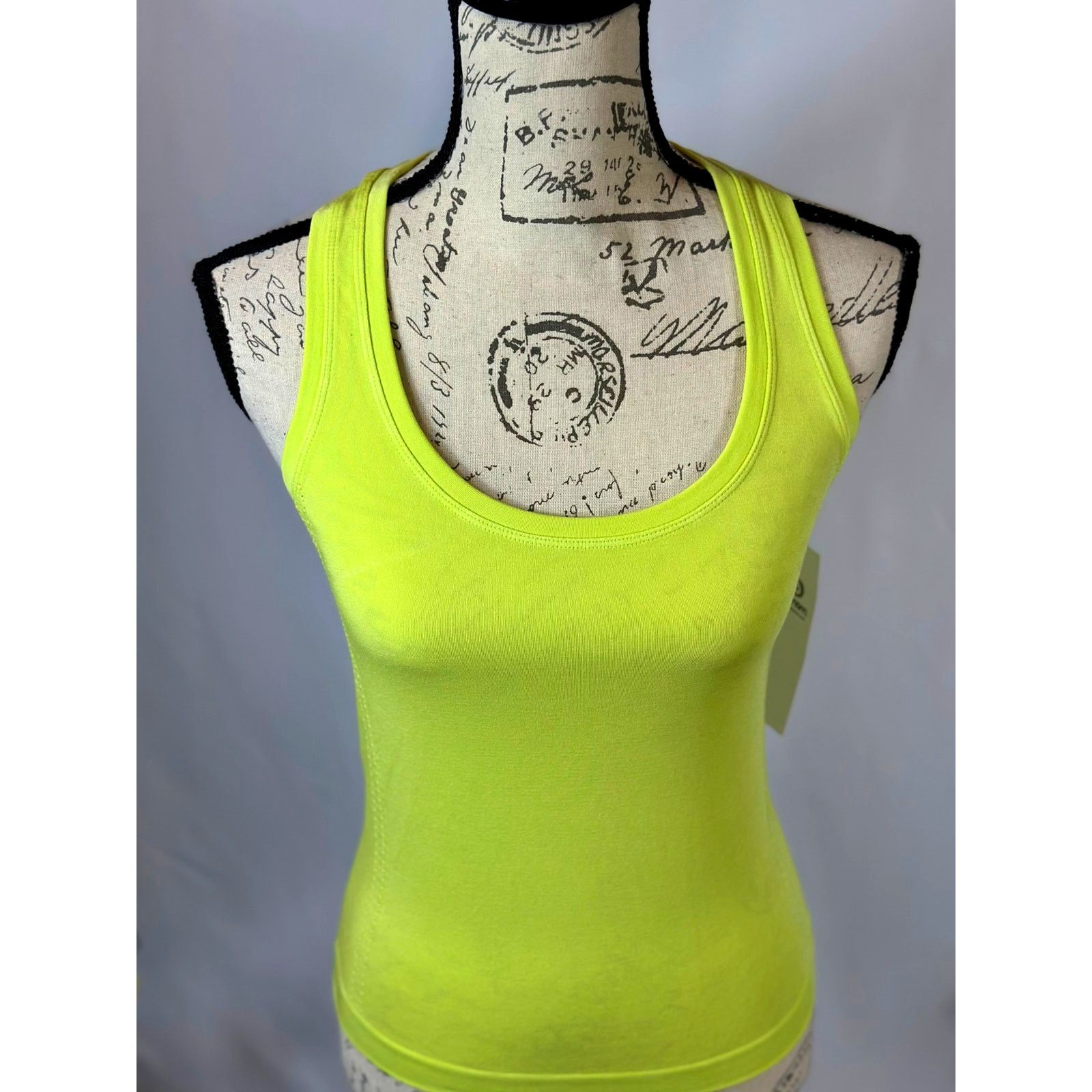 Other Mono B Racerback Perforated Tank Neon Green S Size S / US 4 / IT 40 - 3 Thumbnail