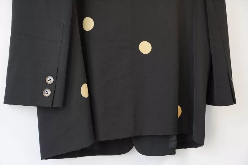 Yohji Yamamoto Yohji Yamamoto Yohji Yamamoto Black Jacket with Gold Dots Size US S / EU 44-46 / 1 - 6 Thumbnail