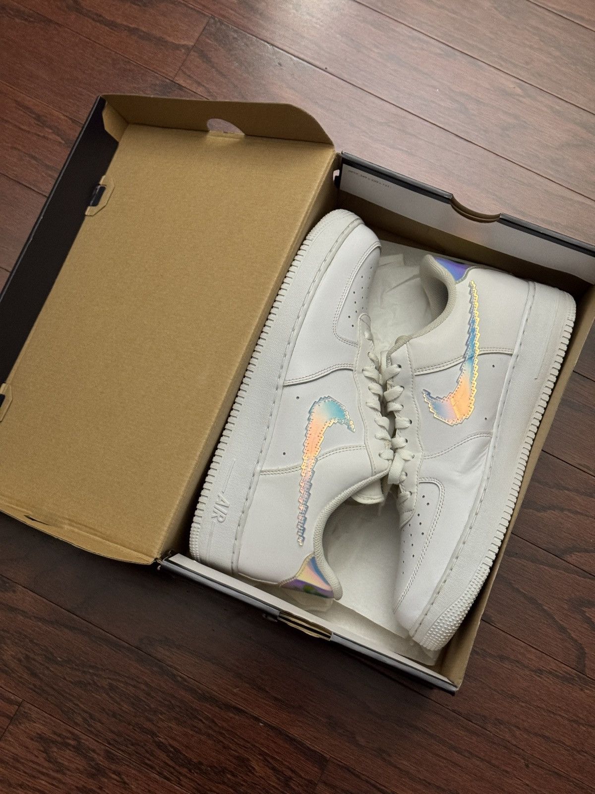 Nike Air Force 1 Low Iridescent Pixel Swoosh Size US 12 / EU 45 - 7 Thumbnail