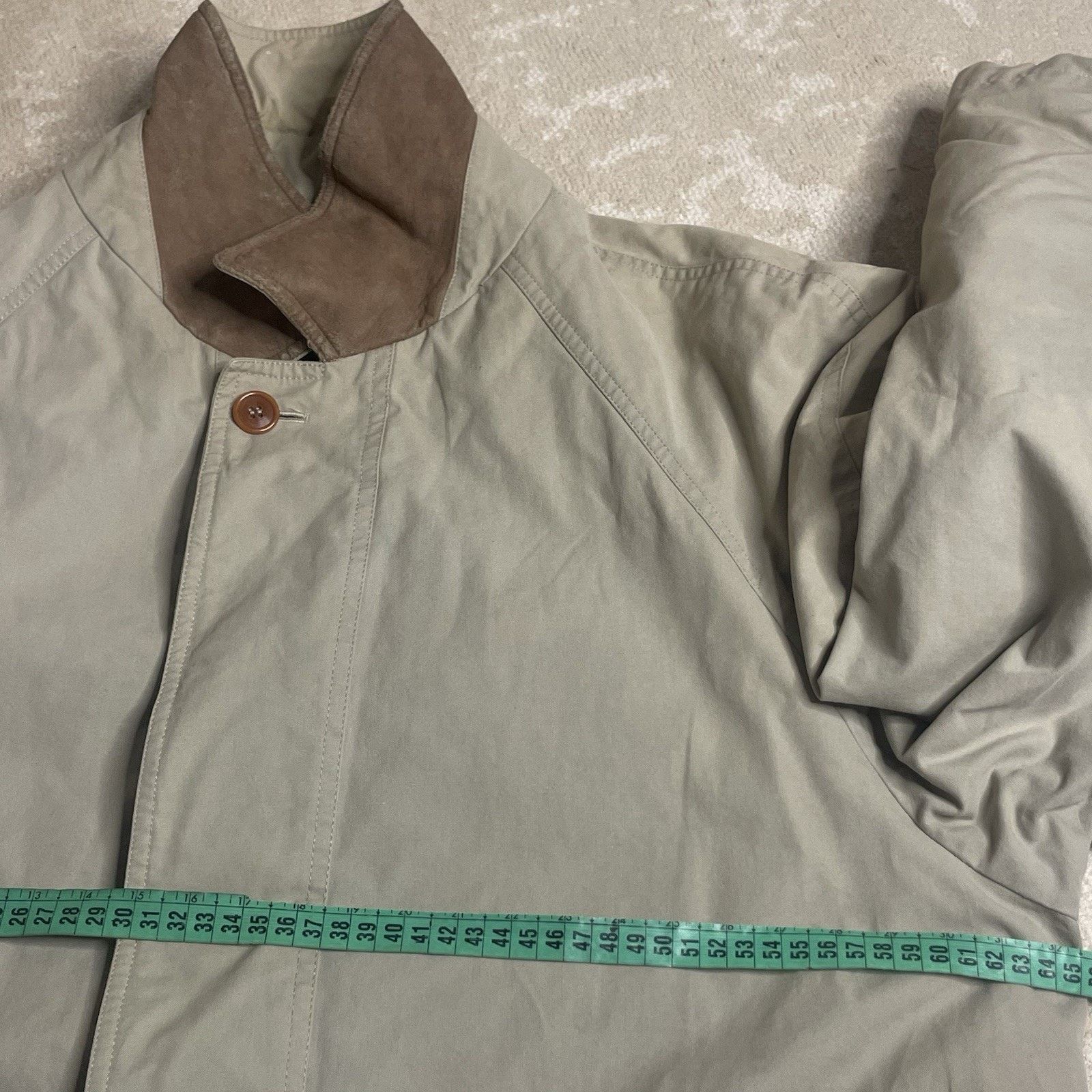 Burberry vintage Burberry Trench Coat winter jacket COTTON WAX Beige Size US L / EU 52-54 / 3 - 22 Thumbnail