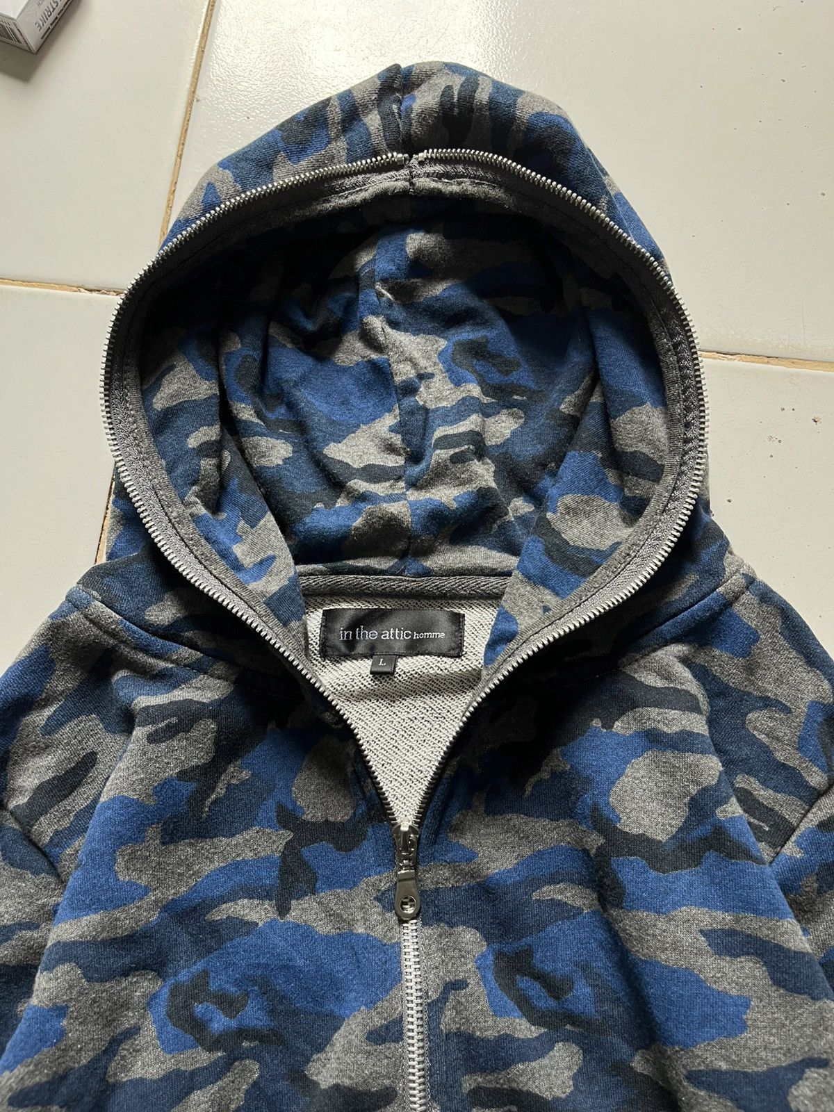 In The Attic In the attic homme cammo zip up hoodie Size US L / EU 52-54 / 3 - 4 Thumbnail