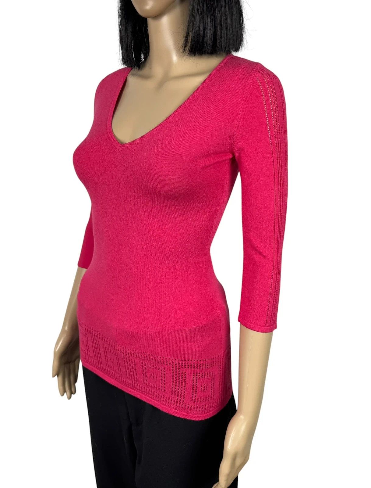 Versace Versace Collection Top 3/4 Sleeve Viscose Size S / US 4 / IT 40 - 5 Thumbnail