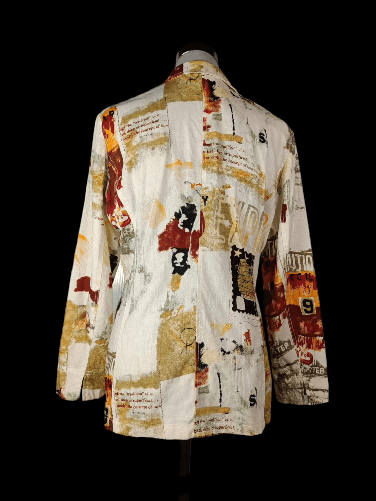 Vintage Vintage Moschino Style Beautiful Blazers Size L / US 10 / IT 46 - 2 Thumbnail