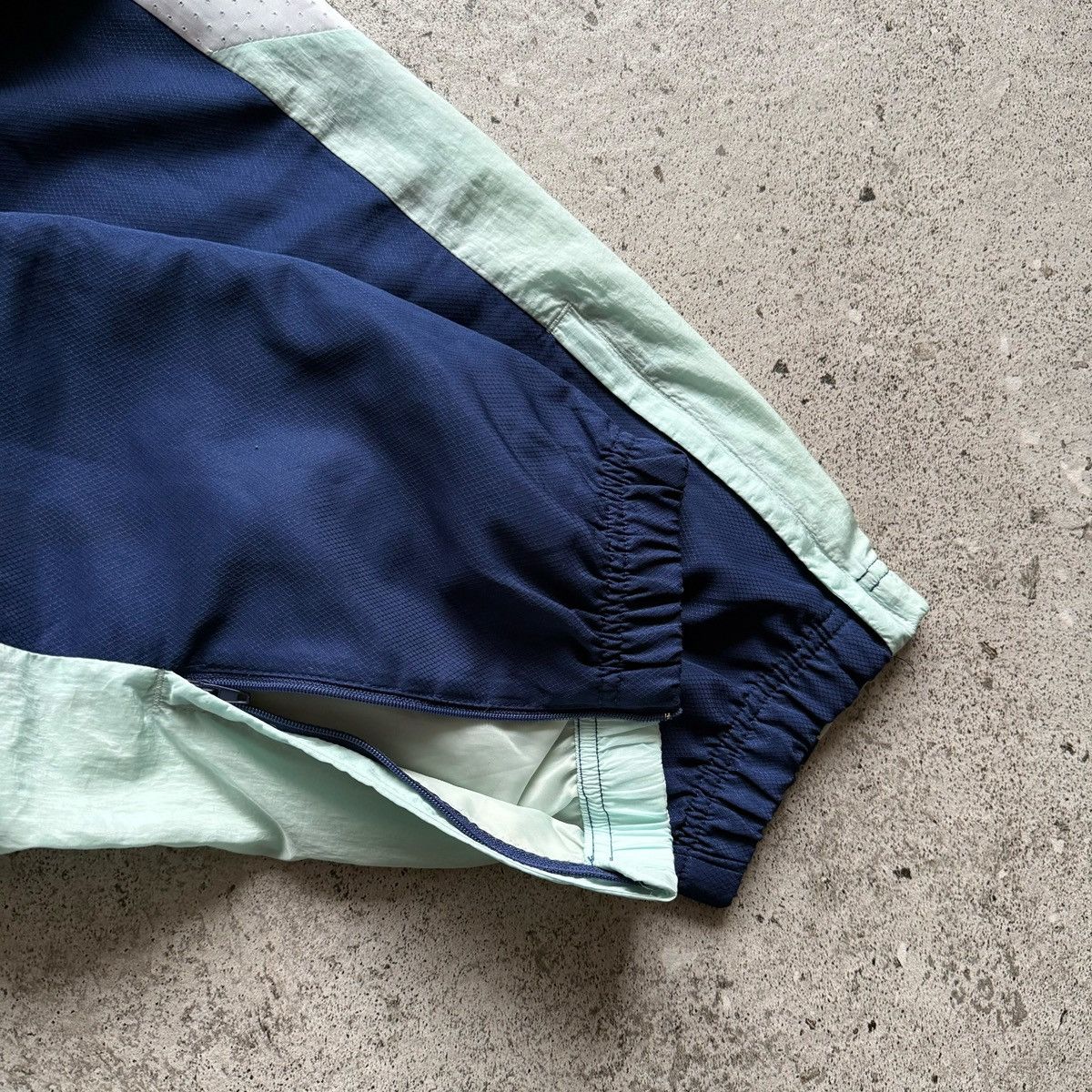 Sergio Tacchini Sergio Tacchini Mens Track Pants Blue Green Joggers Retro Size US 31 - 5 Thumbnail