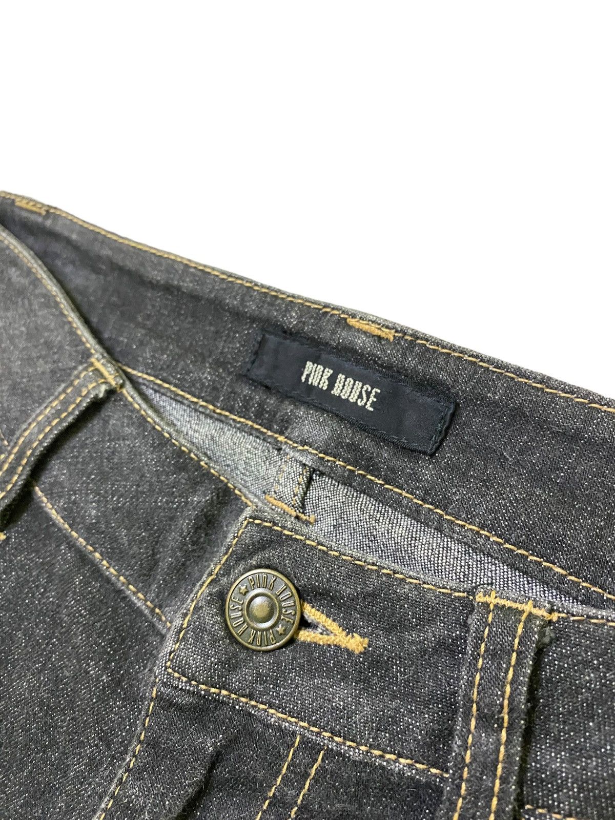 Hysteric Glamour × If Six Was Nine × Japanese Brand Flared Pink House Lace button Leg Design Denim Pant Size US 26 / EU 42 - 10 Thumbnail