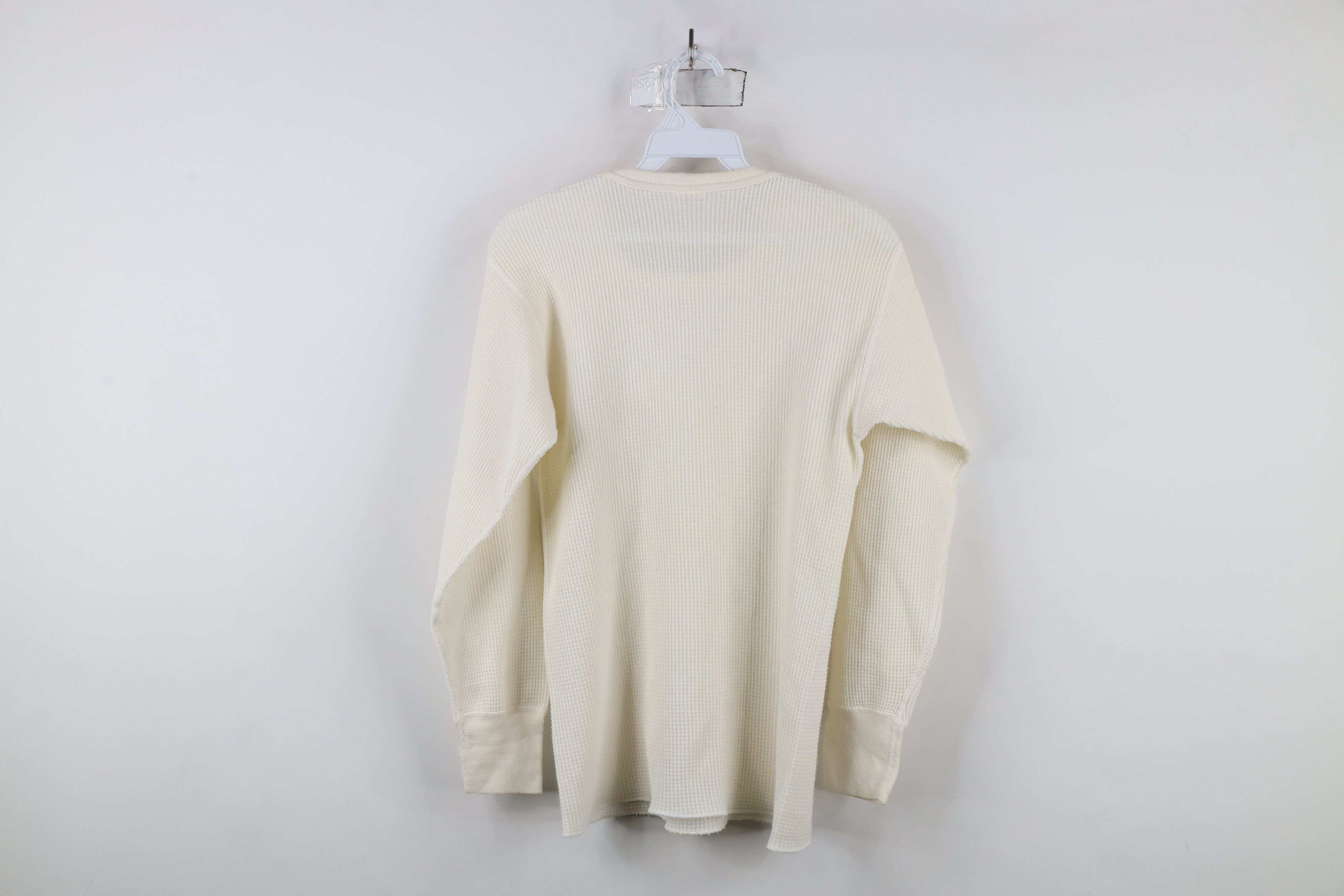 Vintage Vintage 70s Streetwear Waffle Knit Long Sleeve T-Shirt Size US XL / EU 56 / 4 - 10 Thumbnail