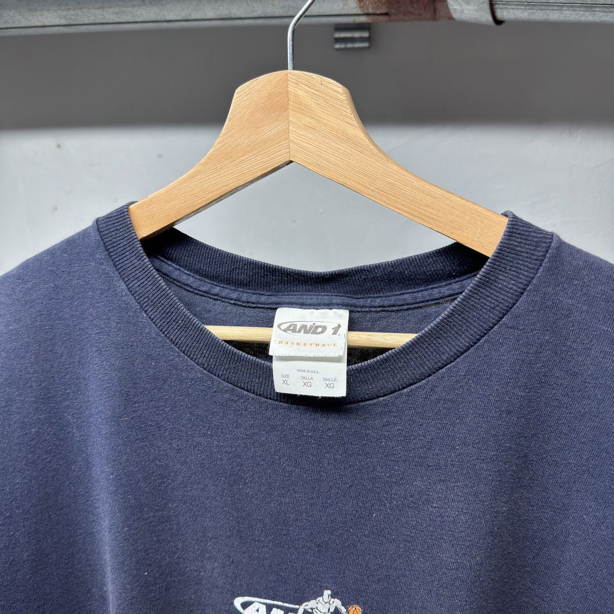 Vintage 90s AND1 Basketball Shirt ERD Grunge Chrome Nike Supreme Size US XL / EU 56 / 4 - 3 Thumbnail