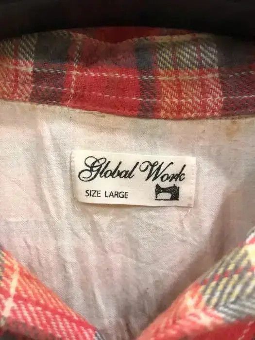 Japanese Brand Japanese Brand Globalwork Plaid Tartan Flannel Shirt 👕 Size US L / EU 52-54 / 3 - 3 Thumbnail
