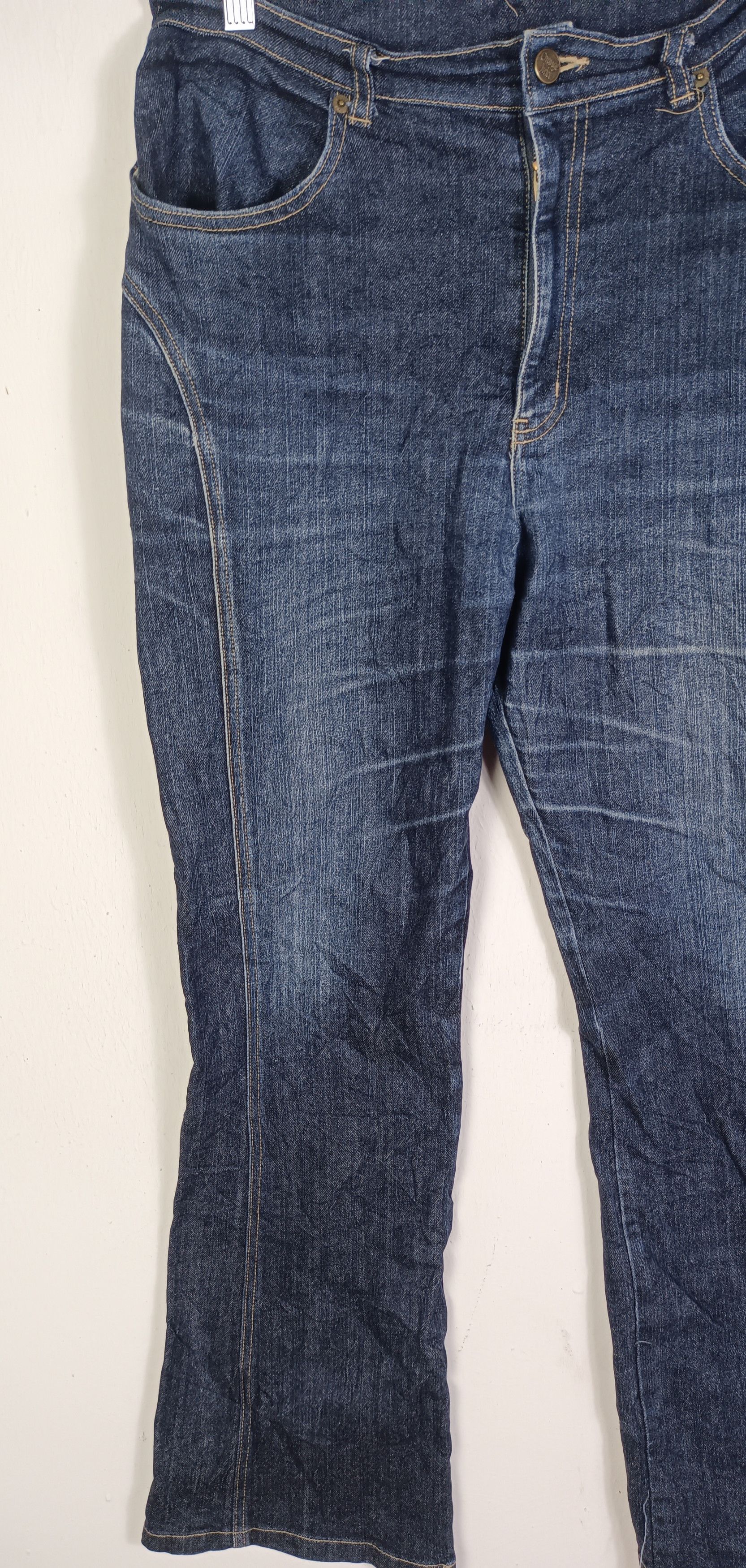 Japanese Brand Vintage💥 Flare Orange Juice jeans Size US 33 - 3 Thumbnail