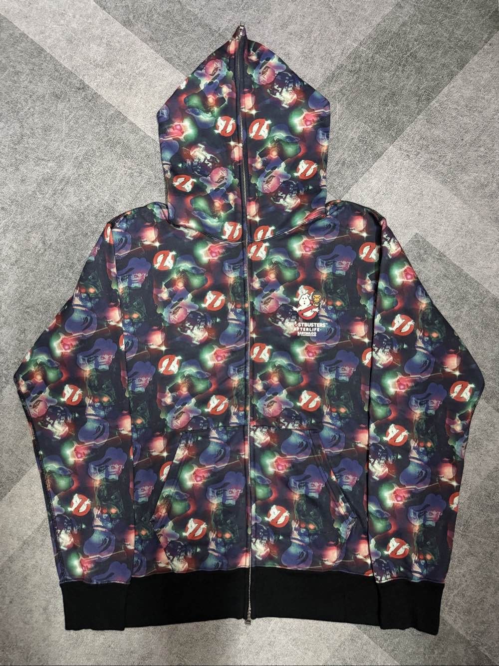 Bape A Bathing Ape x Ghostbusters Print Zip Hoodie Size 2XL Size US XXL / EU 58 / 5 - 1 Thumbnail