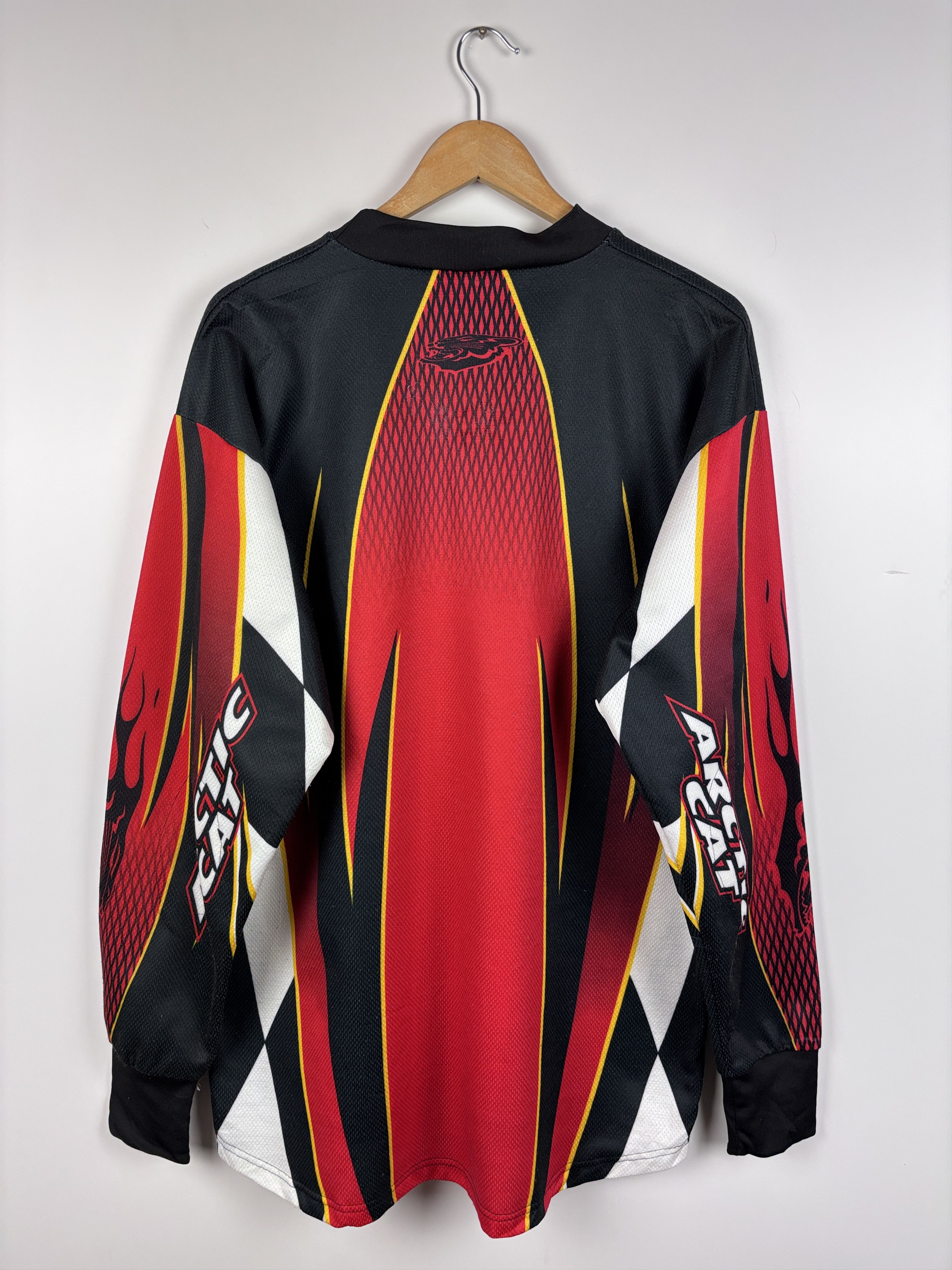Other Vintage Arctic Cat Snowmobile Jersey Shirt Black Red Size XL Size US XL / EU 56 / 4 - 7 Thumbnail