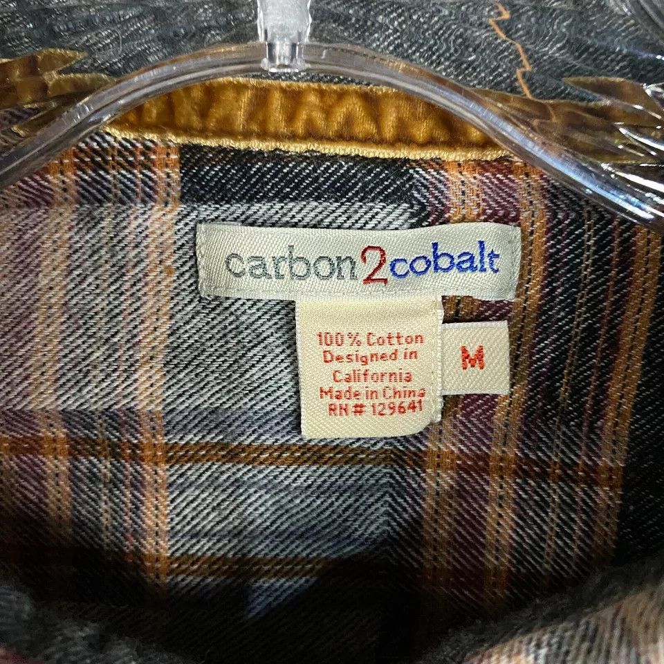 Other Carbon 2 Cobalt Flannel Shirt Men's 100% Cotton Plaid M Size US M / EU 48-50 / 2 - 3 Thumbnail