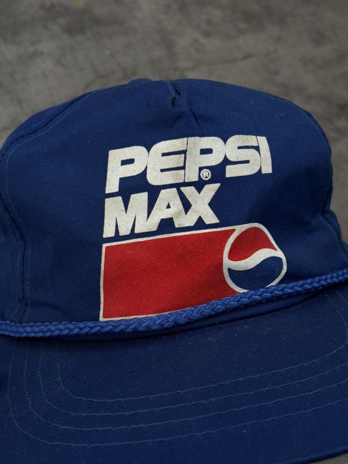 Pepsi Pepsi Soda Pepsi-Cola Pop VINTAGE Trucker Hat Baseball Cap Size ONE SIZE - 7 Thumbnail