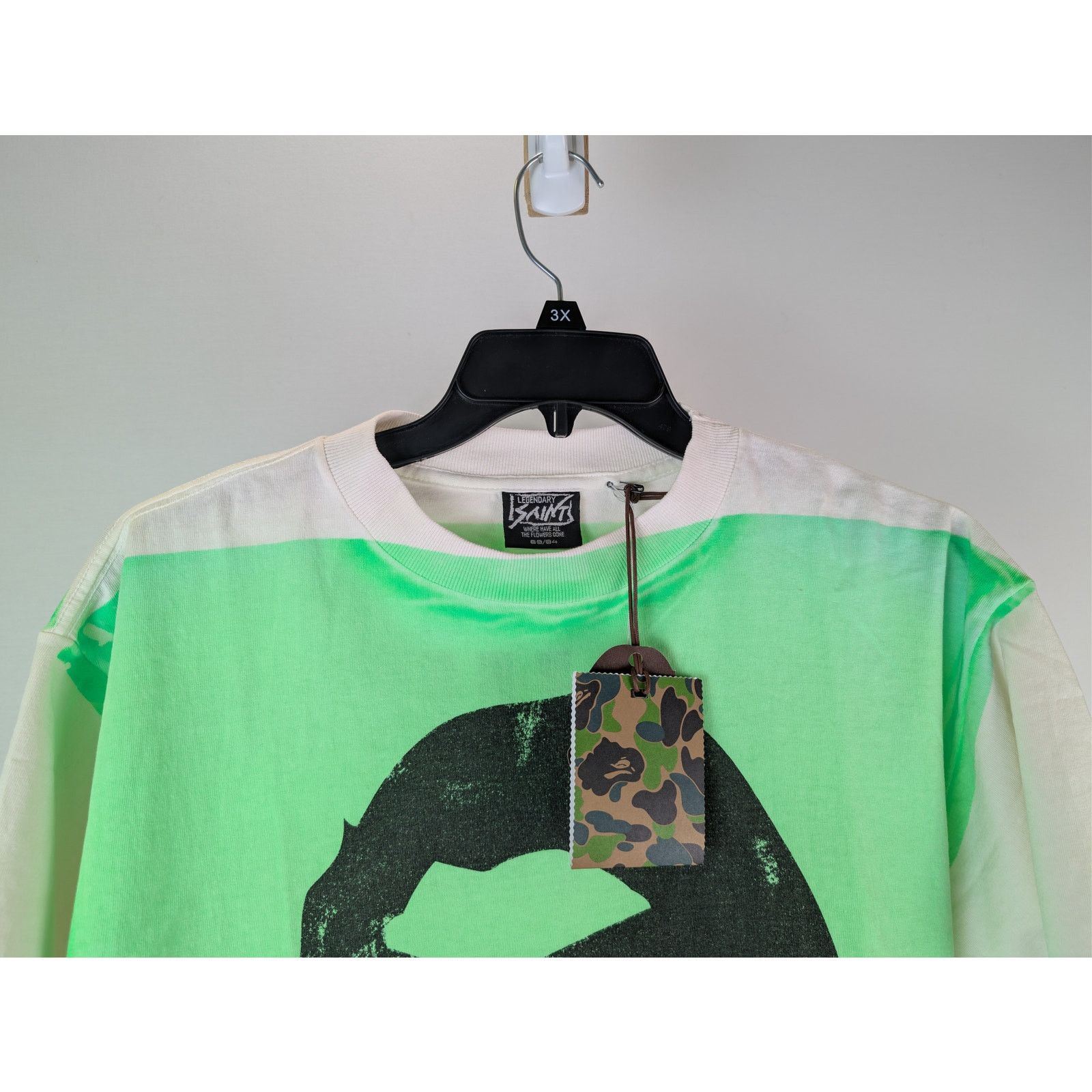 Bape × Saint Michael o1rshd1 Genuine nowhere Journey T-Shirt in Mint Green Size US S / EU 44-46 / 1 - 3 Thumbnail