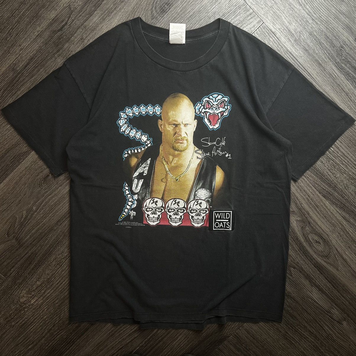 Vintage × Wwe × Wwf Vintage 90s Stone Cold Steve Austin #1 T Vintage × Wwe × Wwf Vintage 90s Stone Cold Steve Austin #1 T