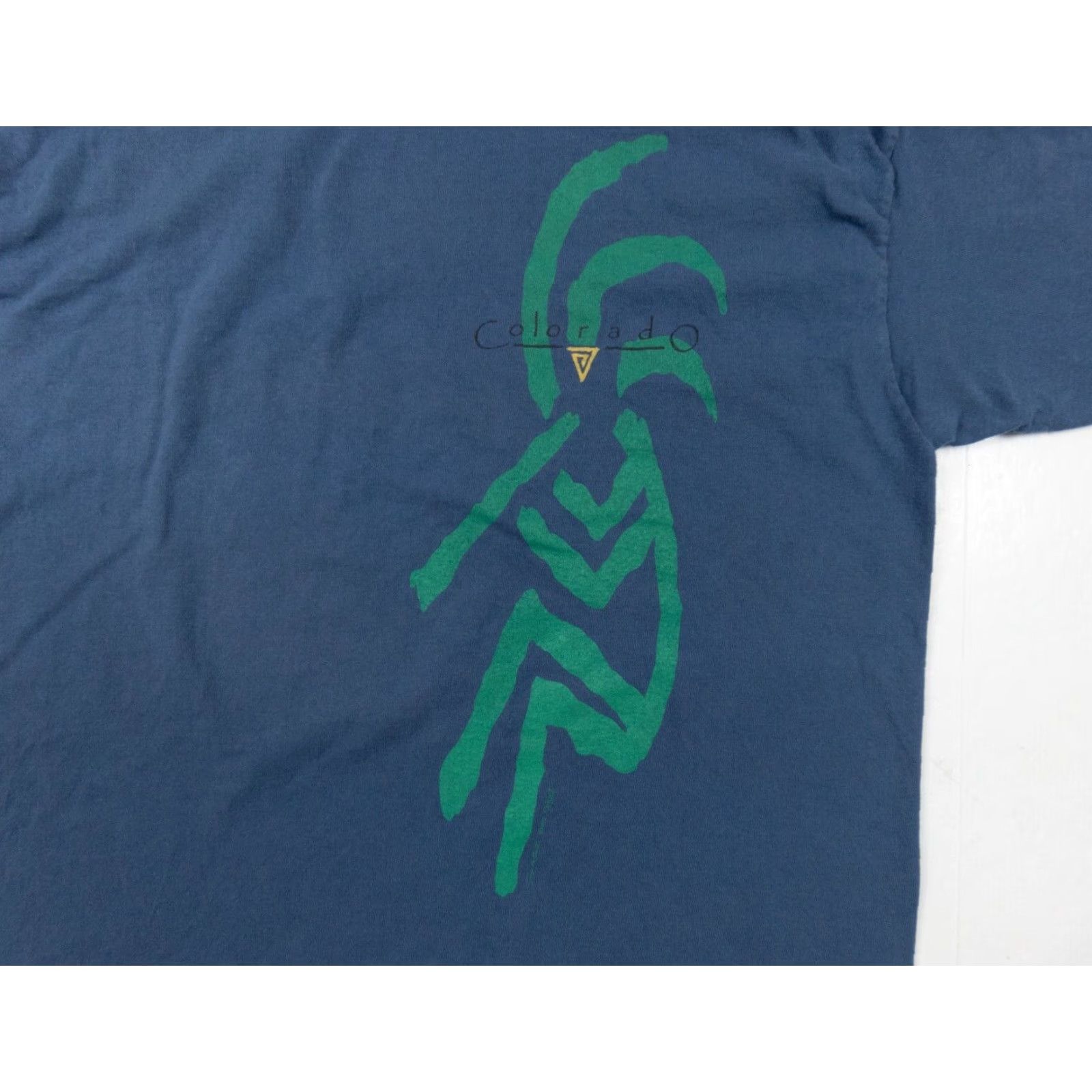 Fruit Of The Loom VINTAGE Fruit of the Loom T-Shirt Adult Large Blue 90s Short Sleeve Mens Size US L / EU 52-54 / 3 - 2 Thumbnail