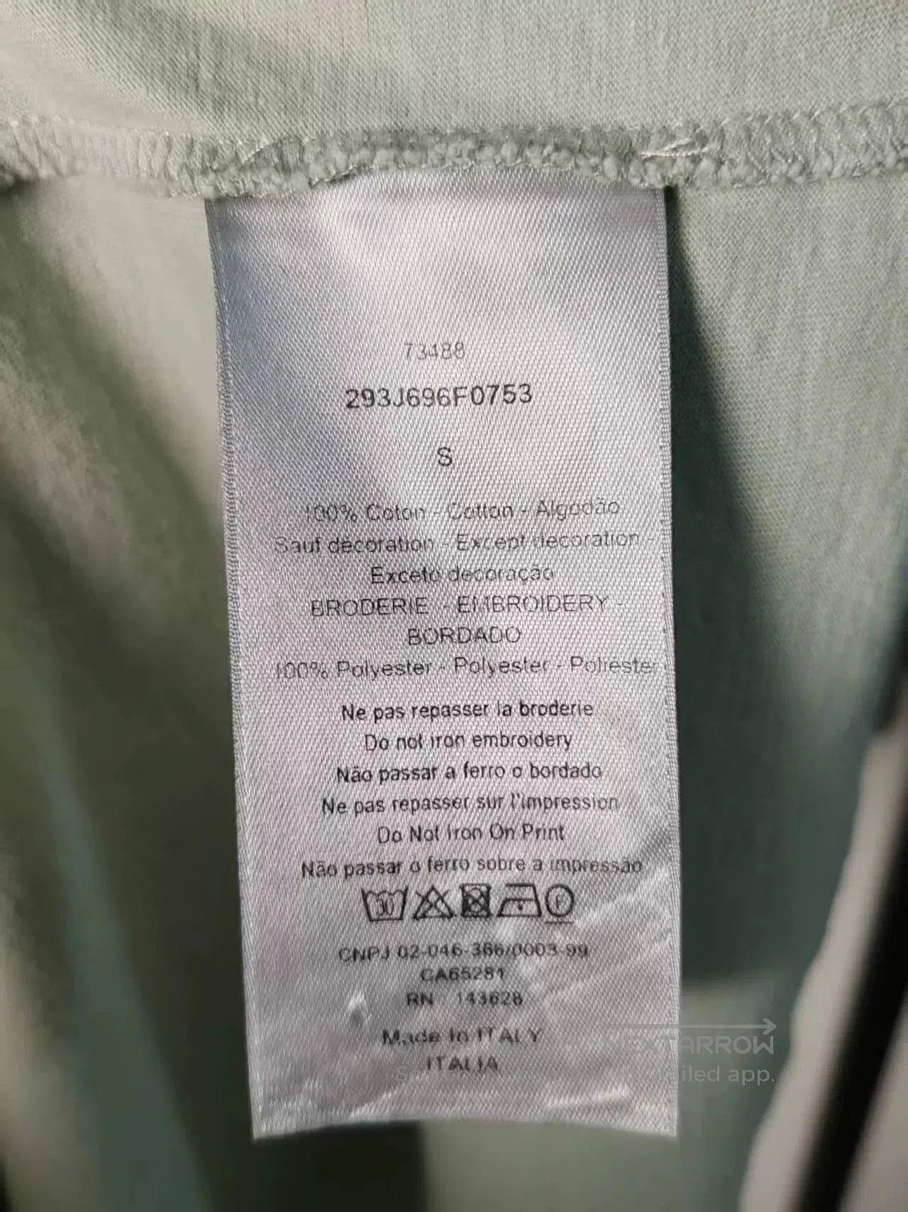 Dior Dior Embroidered Logo Short Sleeve Shirt. Size US M / EU 48-50 / 2 - 4 Thumbnail