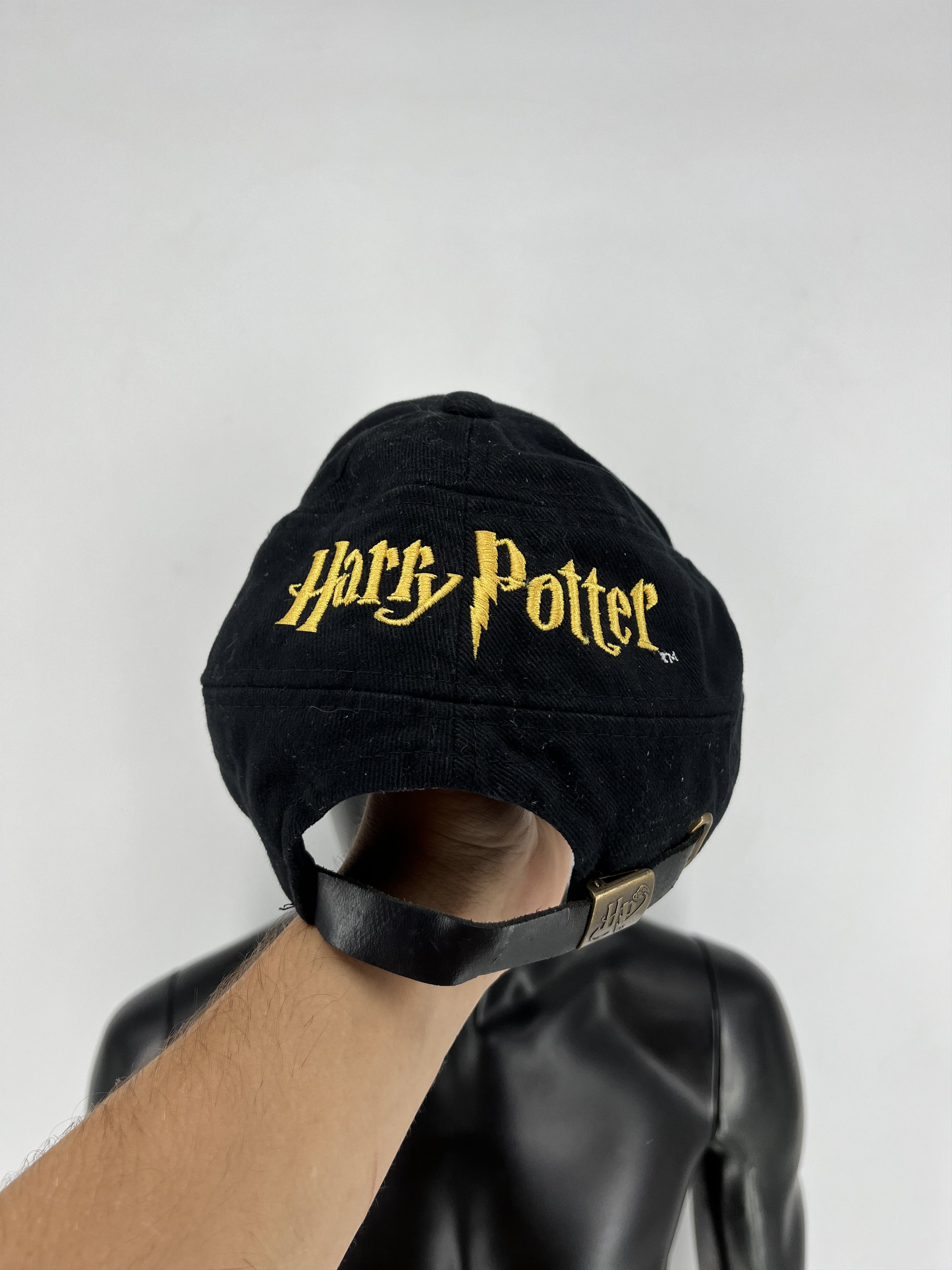 Vintage × Warner Bros Rare 2001 Warner Bros. Harry Potter Denim Cap Size ONE SIZE - 5 Thumbnail