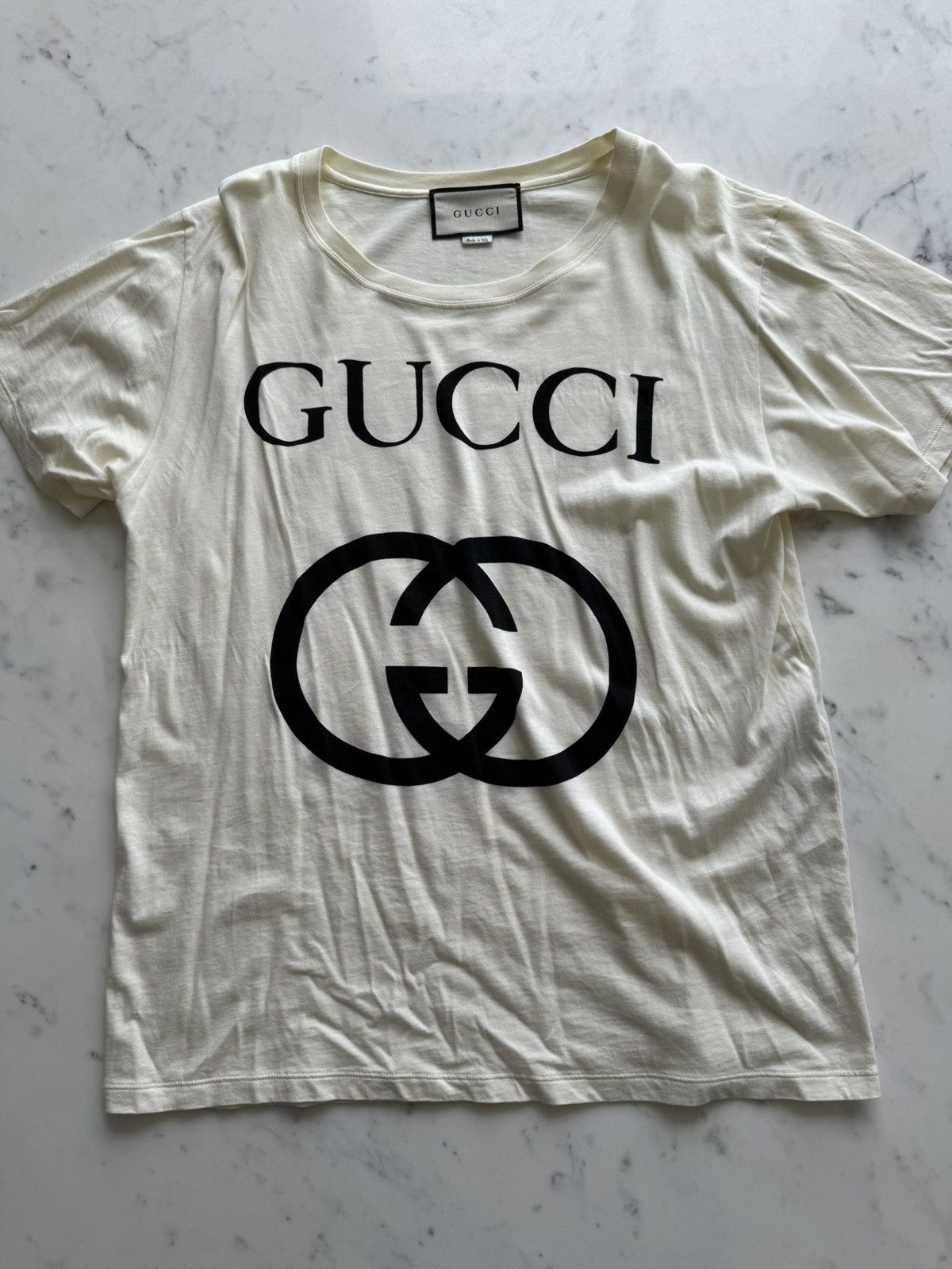 Gucci Last price - Gucci T-Shirt with Interlocking G Size US M / EU 48-50 / 2 - 1 Thumbnail