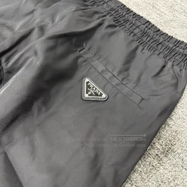 Prada Prada Side stripes, triangle mark, nylon trousers Size 25" / US 0 / IT 36 - 6 Thumbnail