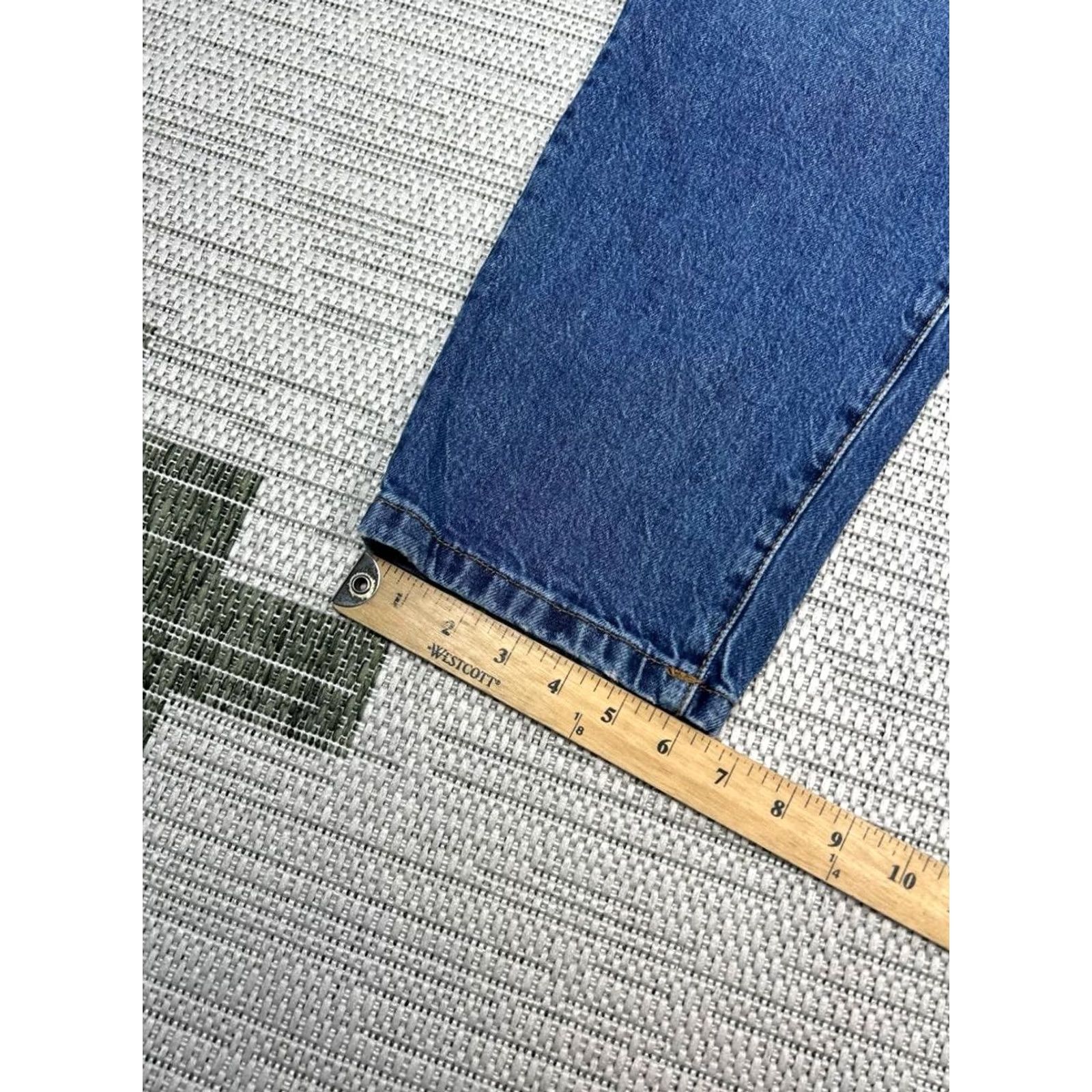 Zara Zara Jeans Womens 14 Mom Fit Dark Wash Denim High Rise Blue Slim Leg Ankle Regular Size 14 Womens Jeans Size 36" / US 14 / IT 50 - 4 Thumbnail