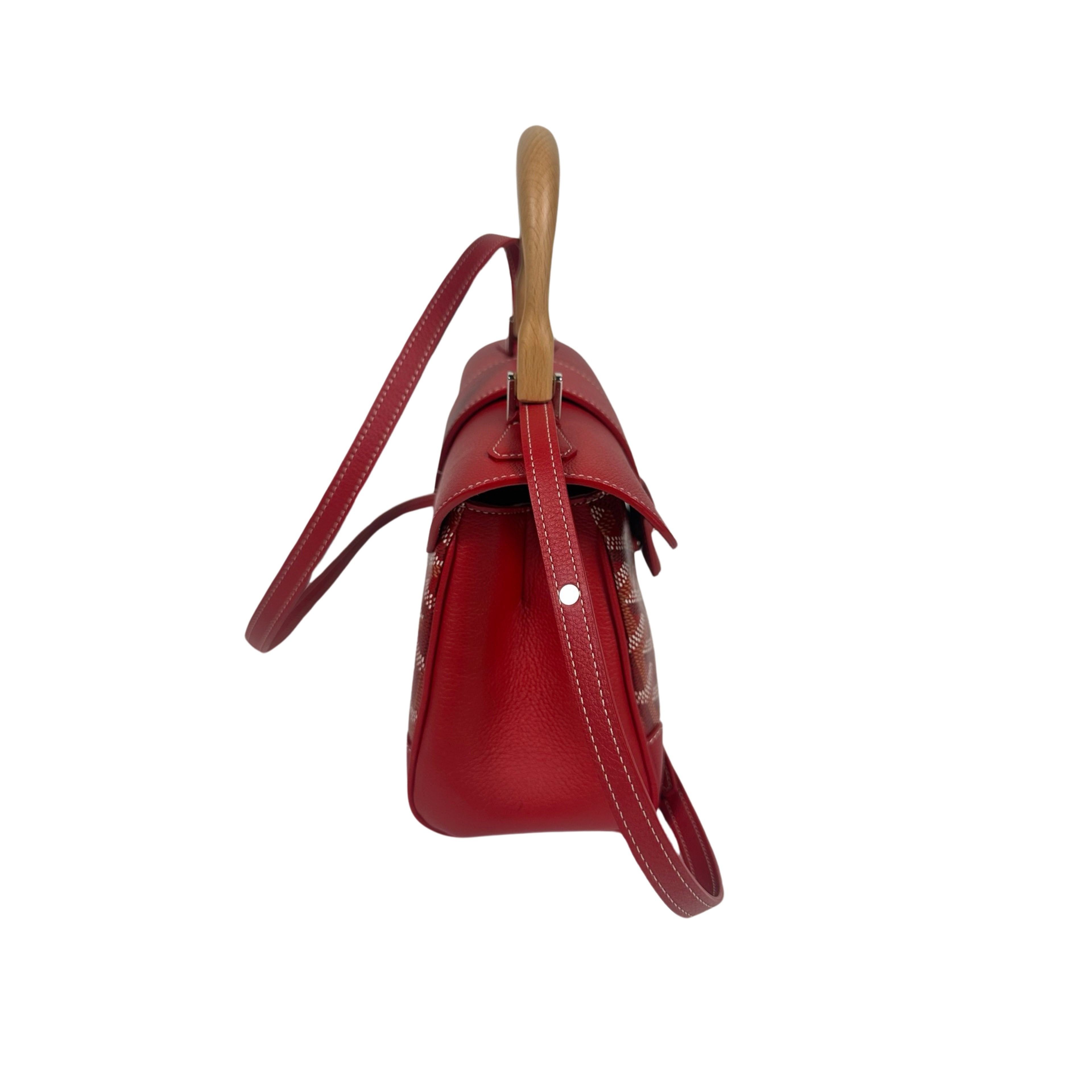 Goyard GOYARD Goyardine Saigon PM Red Size ONE SIZE - 5 Thumbnail