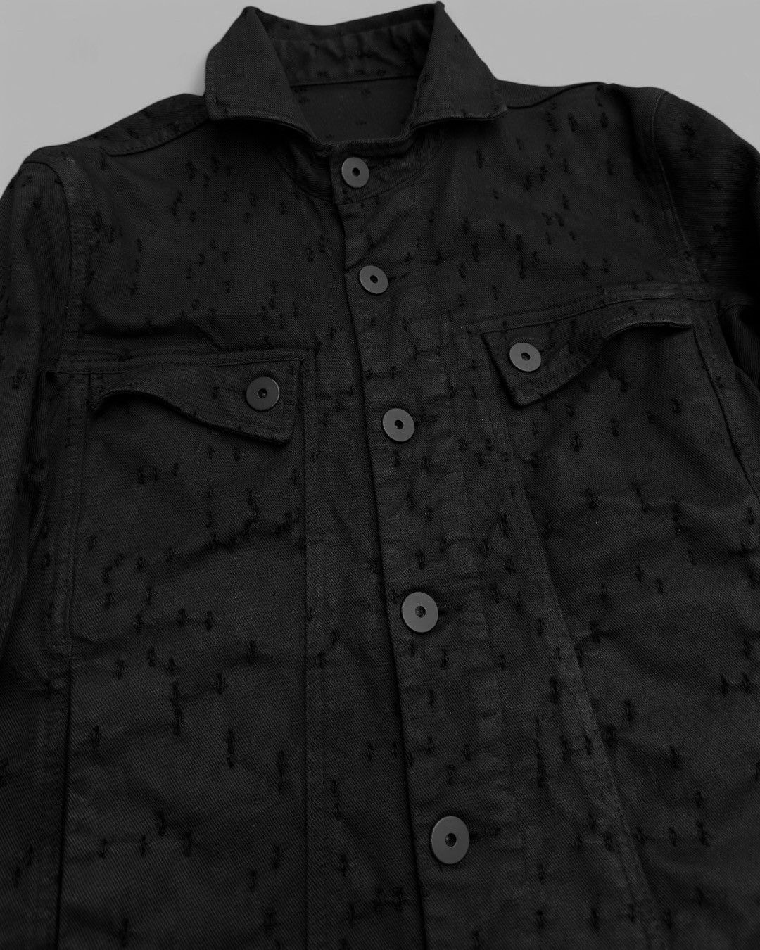 Boris Bidjan Saberi Boris Bidjan Saberi Waxed Distressed Jacket Size US S / EU 44-46 / 1 - 13 Thumbnail