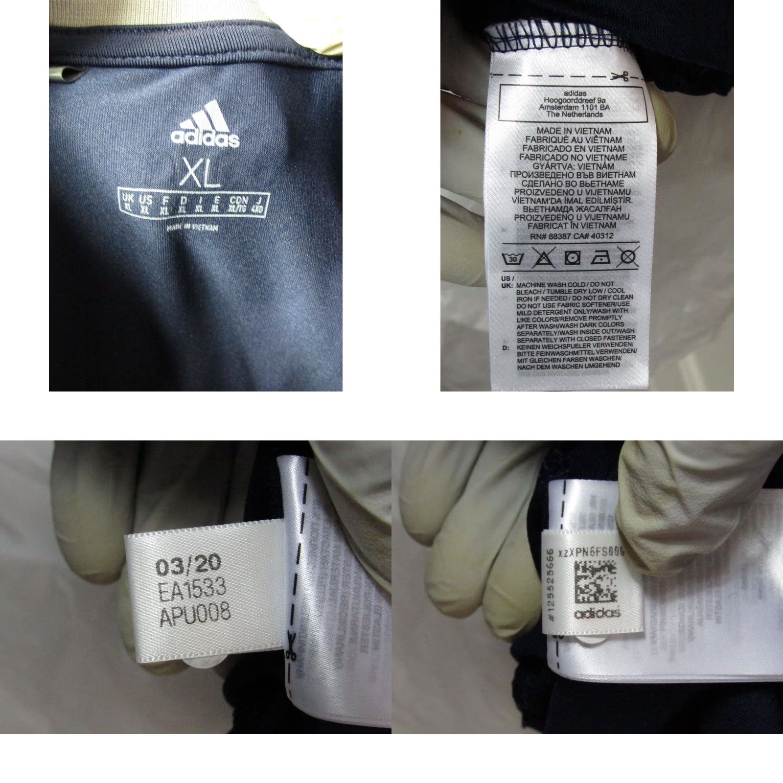 Adidas Adidas Golf Vest Men XL Navy 1/4 Zip Sleeveless Pullover Logo Golfer Size US XL / EU 56 / 4 - 8 Thumbnail