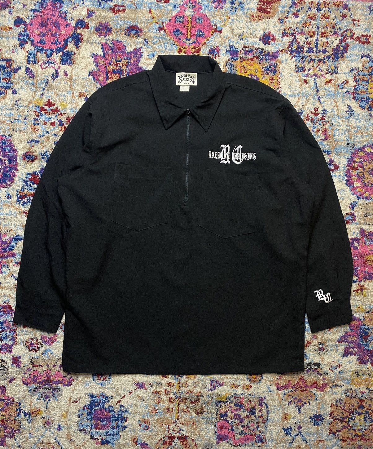 Other × Vintage VINTAGE USA RADICAL CRUISING MENS WORKERS CREW LS SHIRTS Size US L / EU 52-54 / 3 - 1 Thumbnail