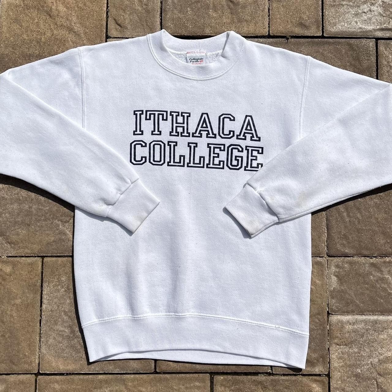 Vintage Vintage 90s Ithaca College University Crewneck Sweatshirt Size US M / EU 48-50 / 2 - 1 Thumbnail