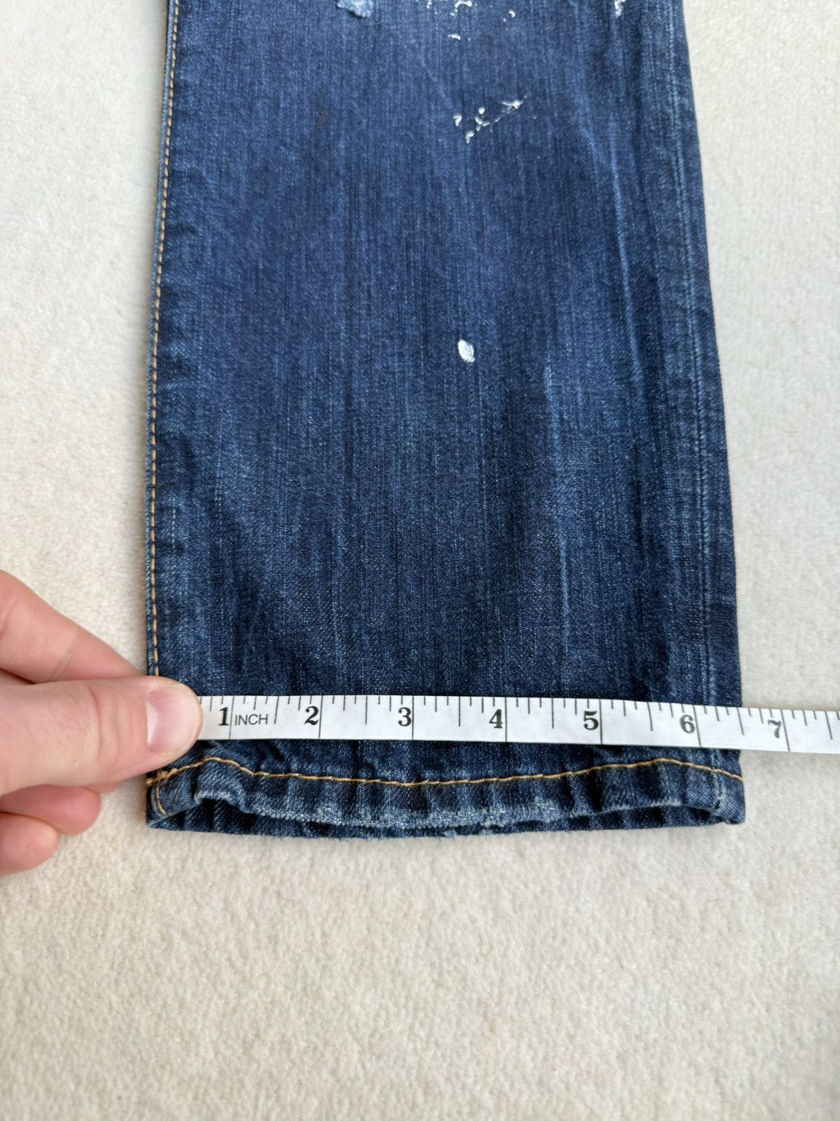 Dsquared2 SS16 Dsquared2 denim suit pant jeans distressed waxed paint Size US 34 / EU 50 - 5 Thumbnail
