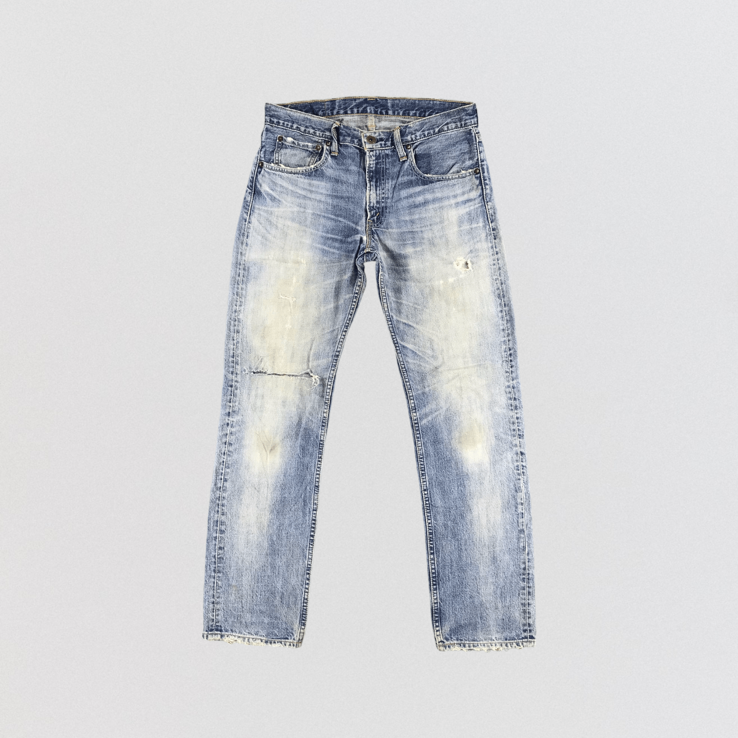 Levi's × Vintage Vintage 90s Light Wash Levis 506 Jeans-JM1952 Size US 34 / EU 50 - 1 Thumbnail