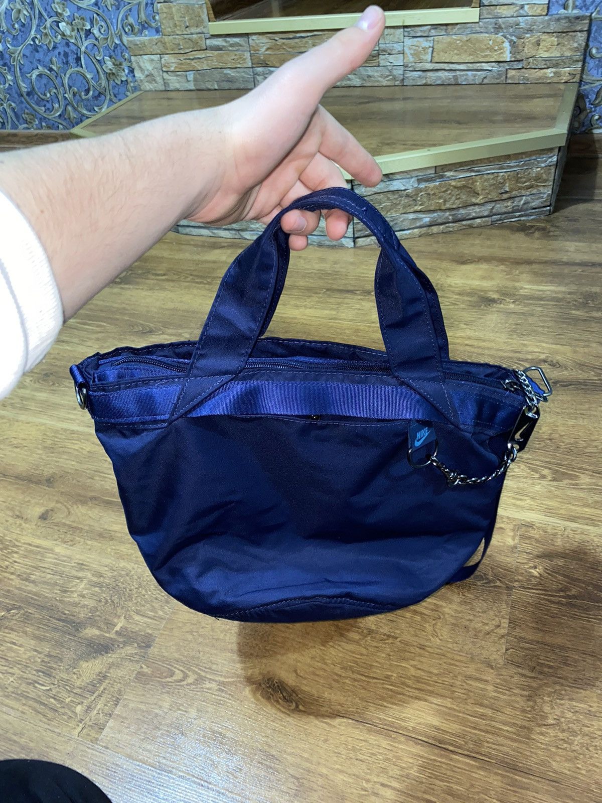 Nike Streetwear Blue Nike Luxury Swoosh Bag Y2K Sportswear rare Size ONE SIZE - 6 Thumbnail