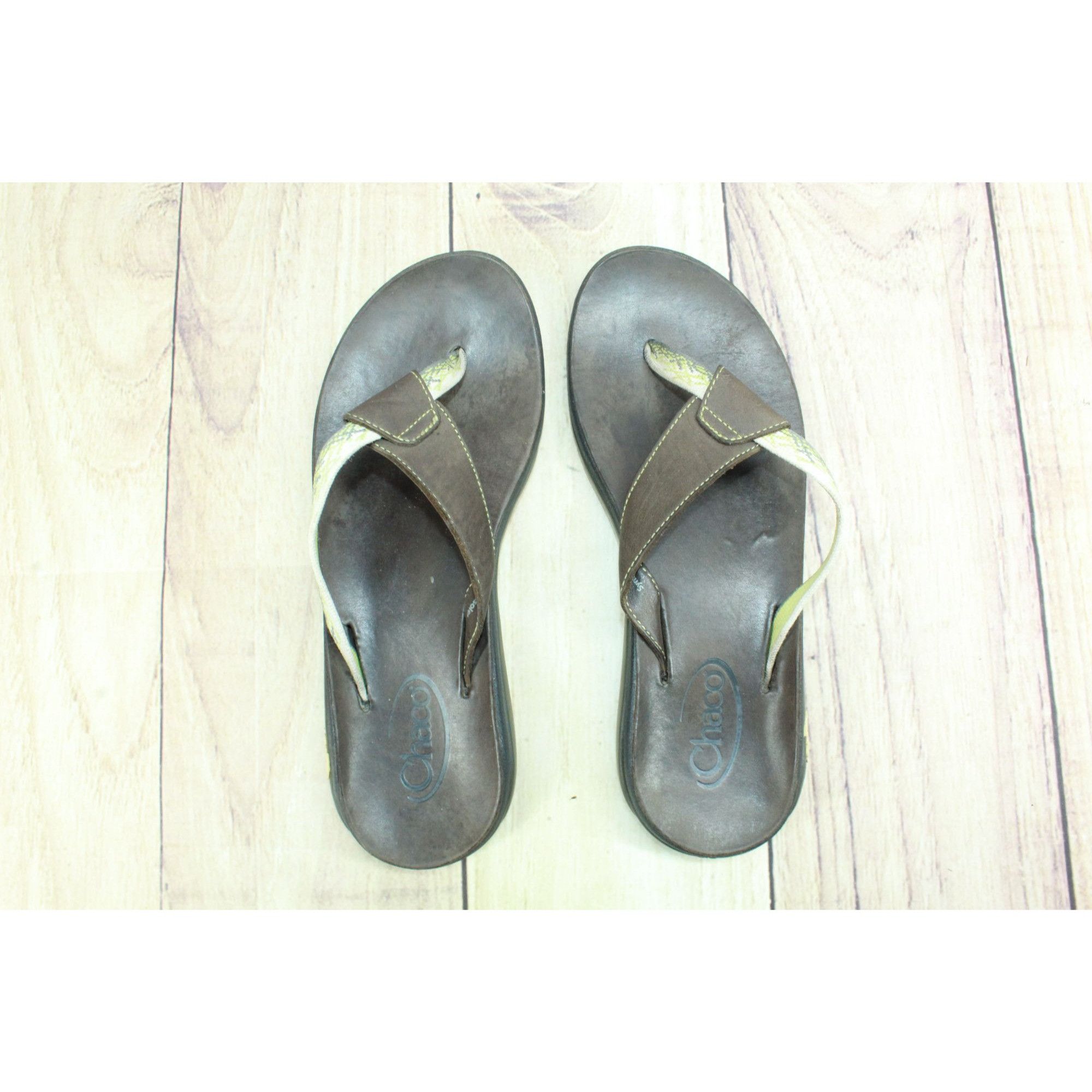Chaco Chaco Women's Leather Flip Flop Thong Flat Sandals Size 9 Size US 9 / IT 39 - 7 Thumbnail