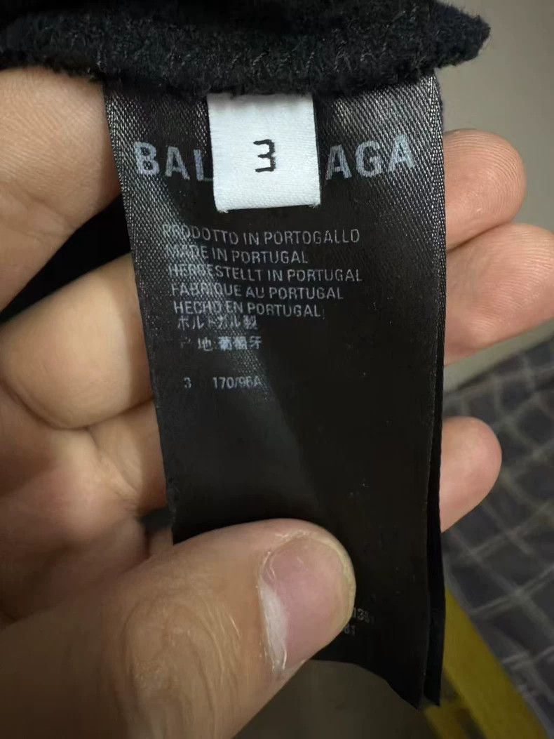 Balenciaga Balenciaga Underline slogan logo black hoodie Size US L / EU 52-54 / 3 - 4 Thumbnail